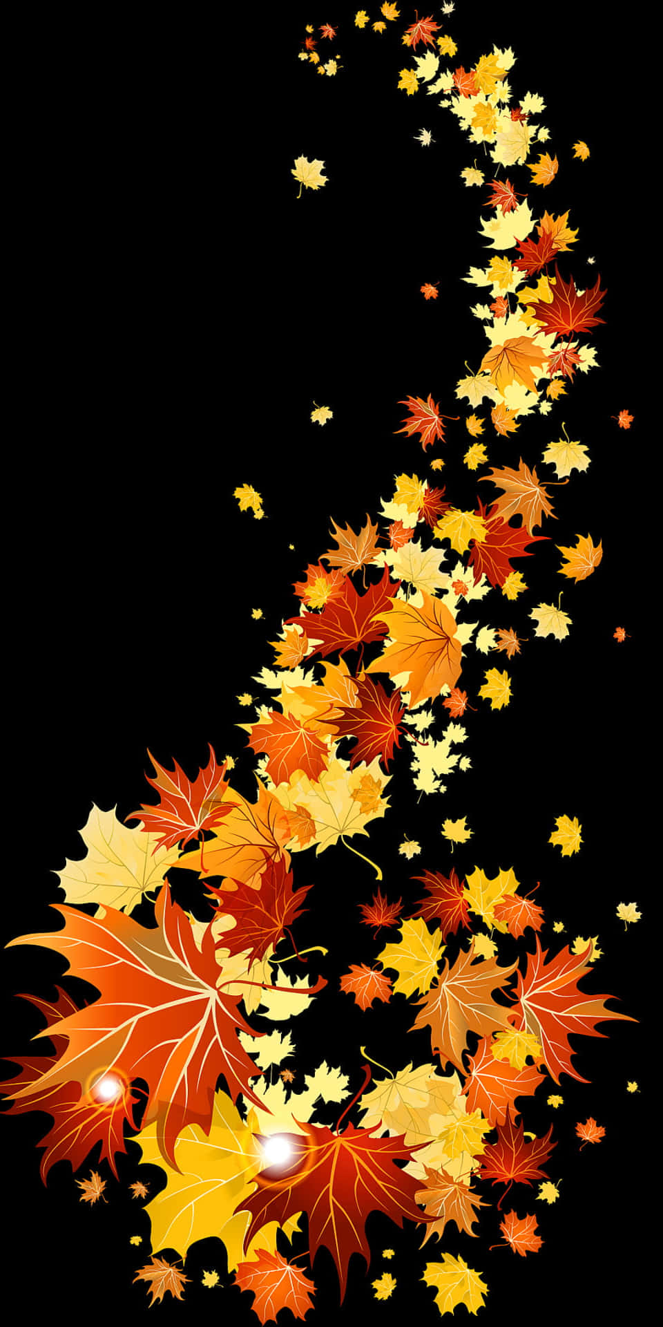 Njutav Höstens Skönhet Med Google Pixel 3's Bakgrundsbilder.