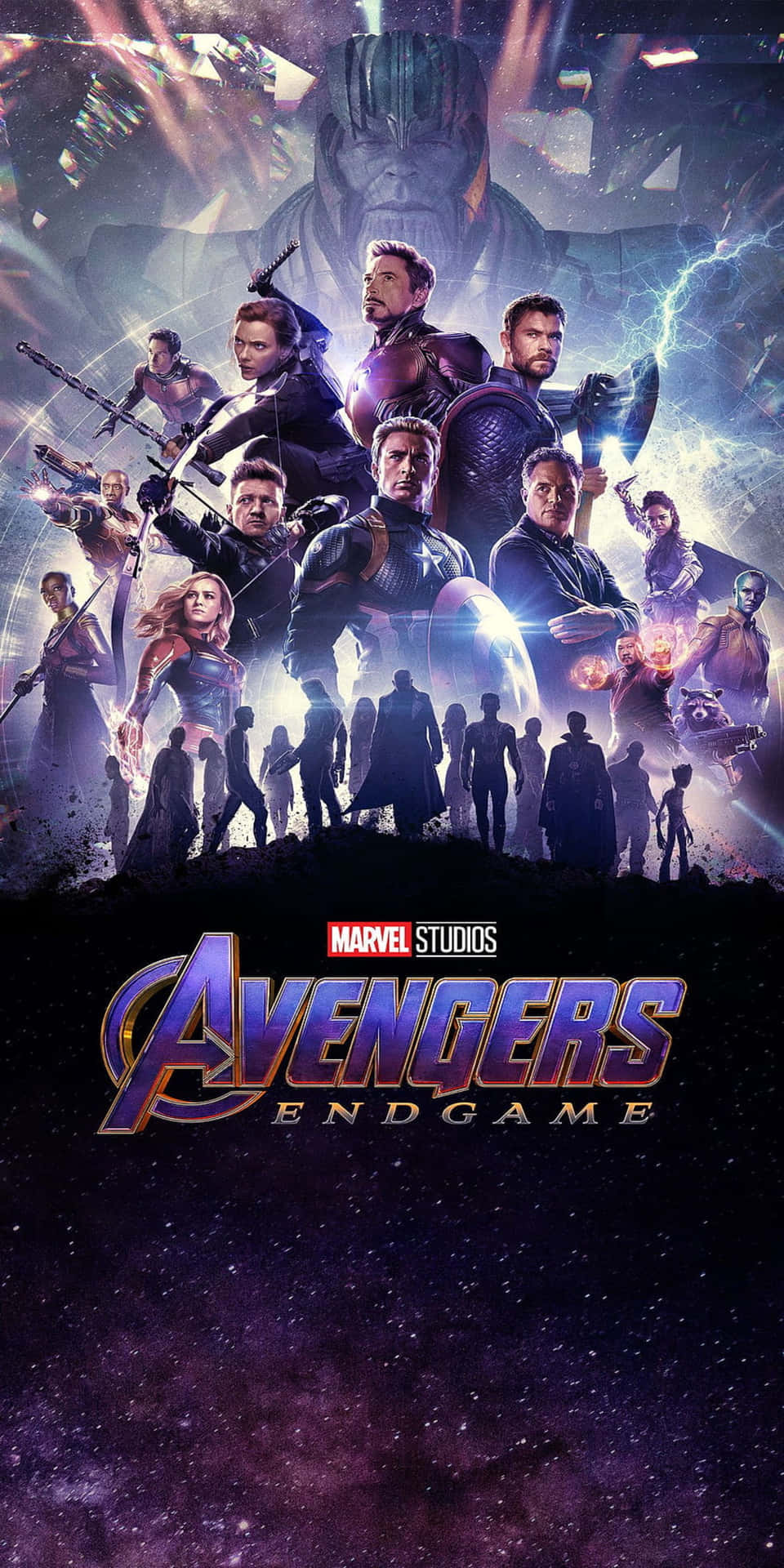 Pixel3 Avengers Endgame Bakgrundsaffisch