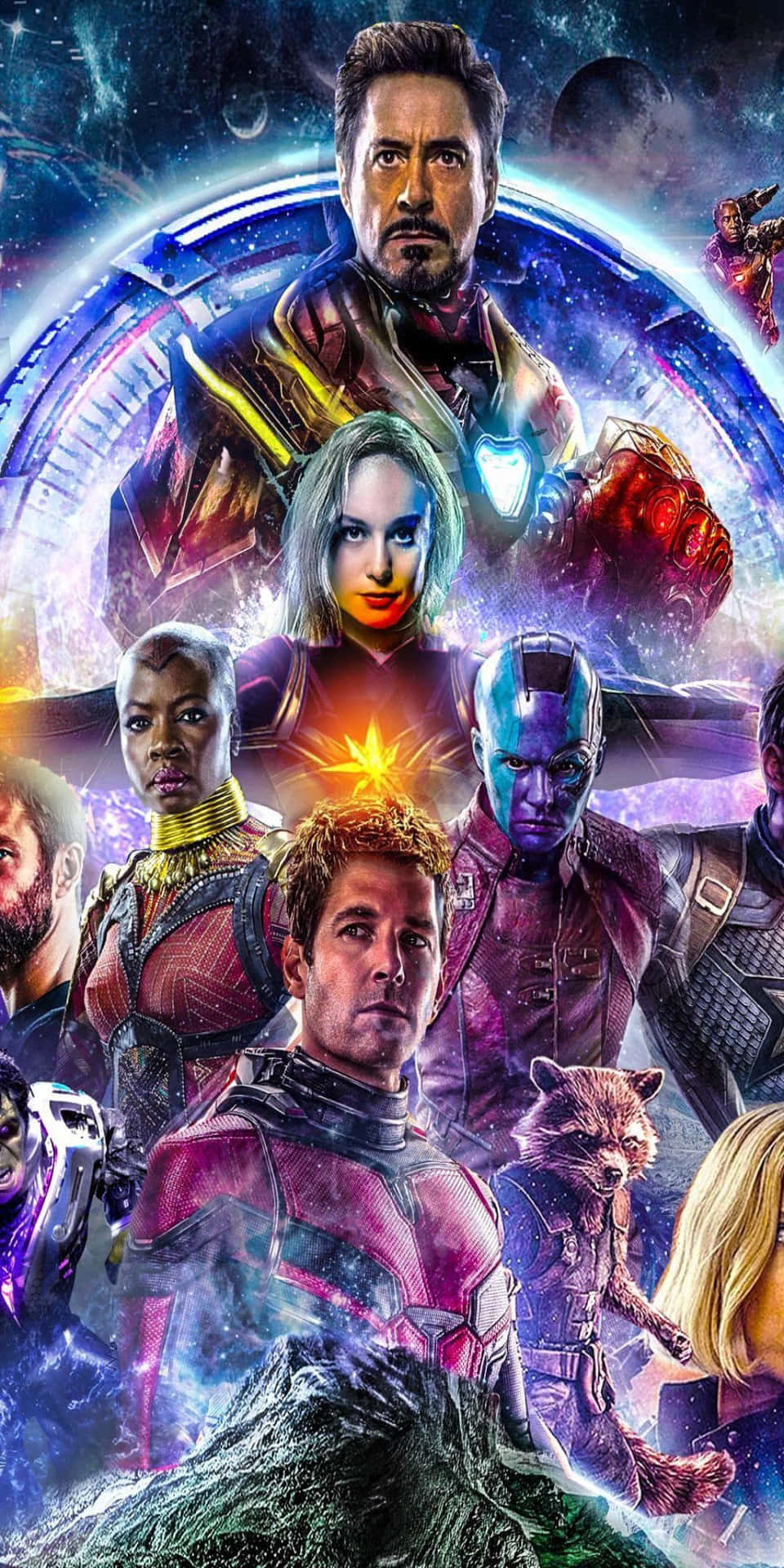Pixel 3 Avengers Endgame Characters Background