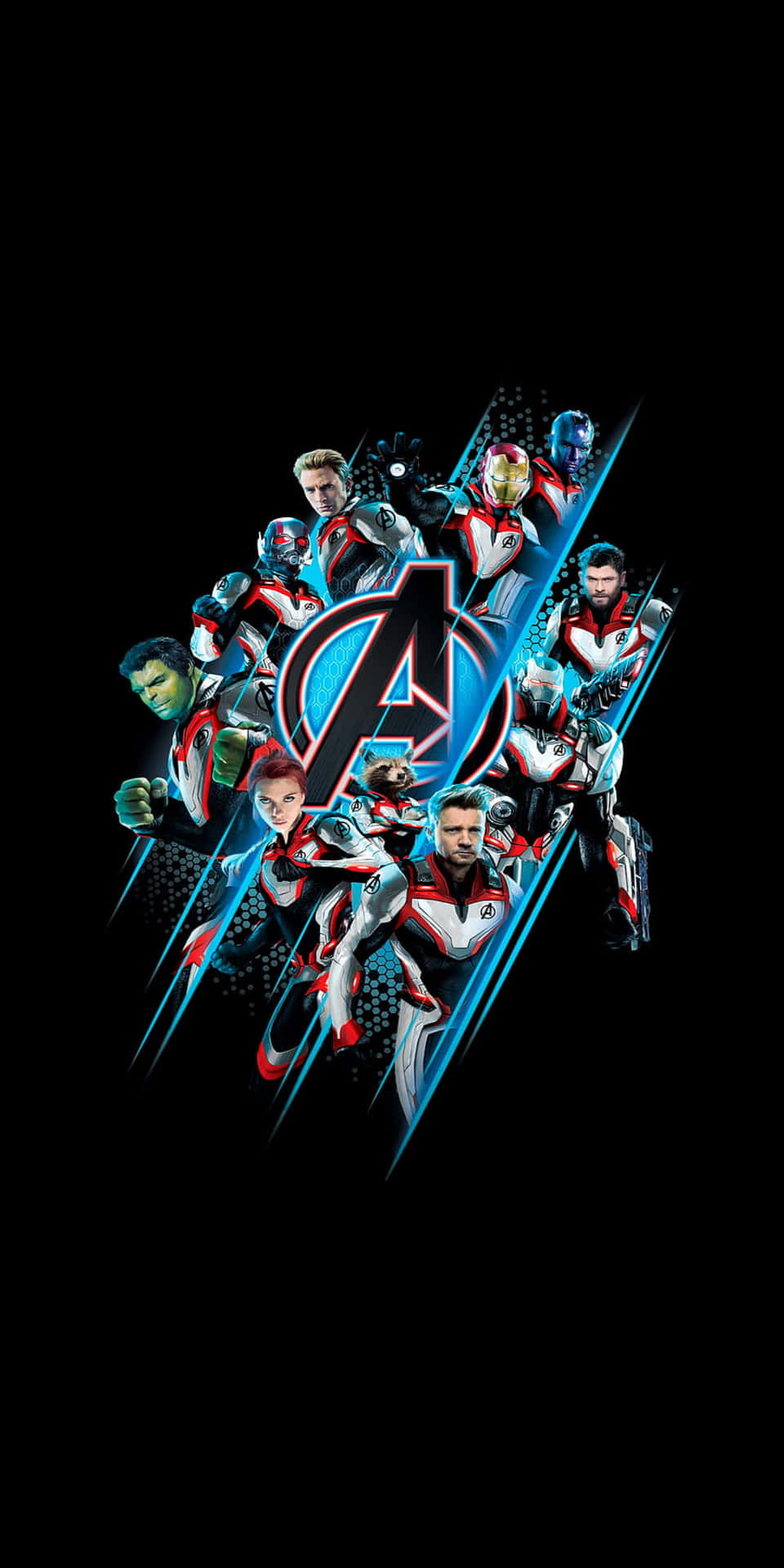Pixel 3 Avengers Heroes Graphic Background
