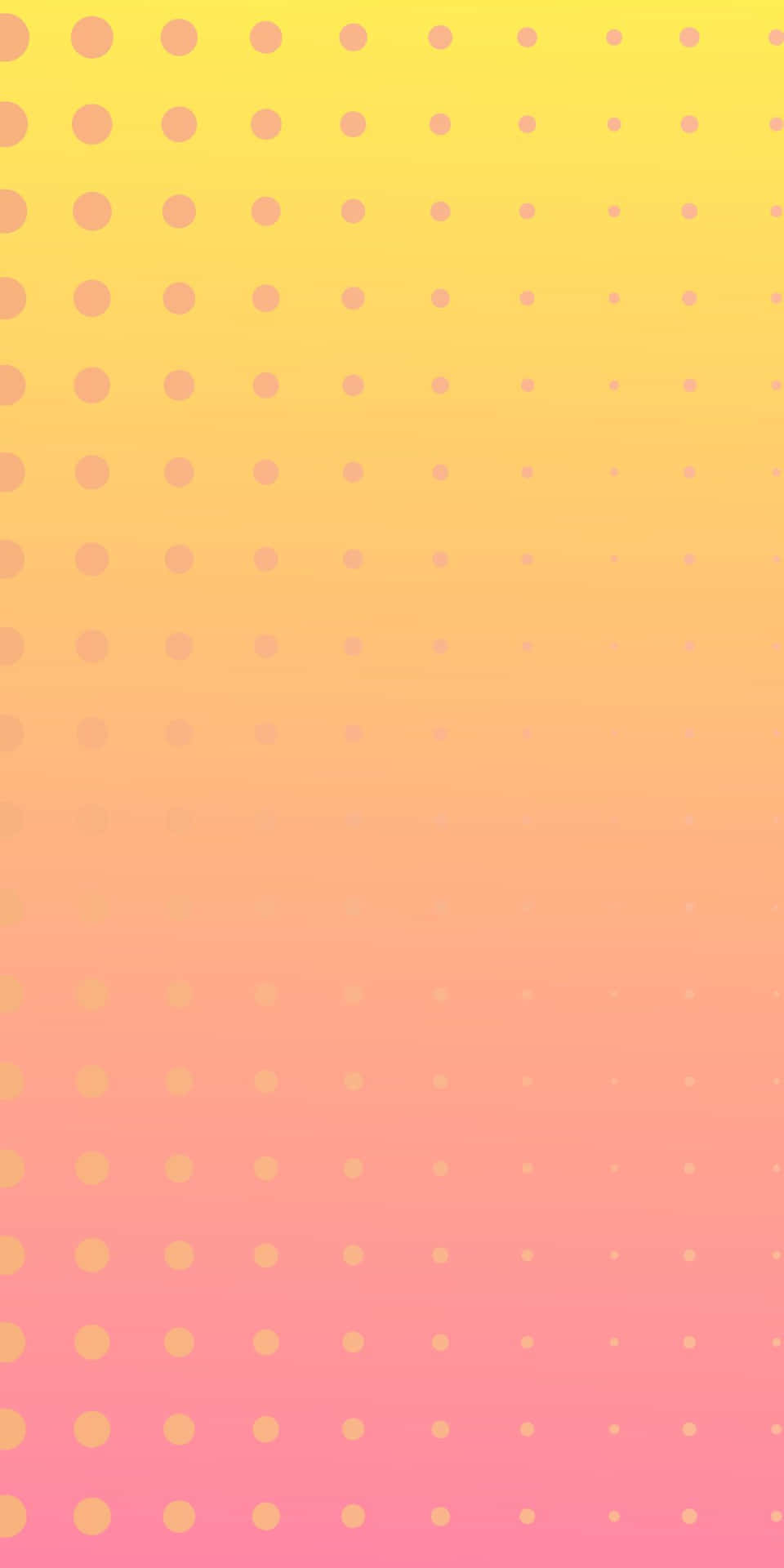 Fondode Pantalla De Pixel 3 Con Puntos Semitonos En Degradado De Rosa Y Amarillo.