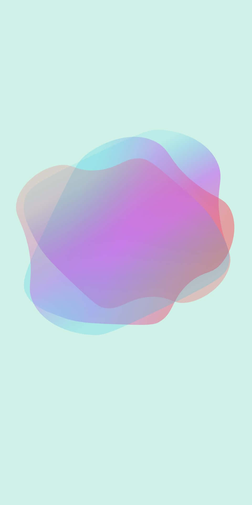Pixel 3 Baggrund Pink og Blå Gradient Overlay.