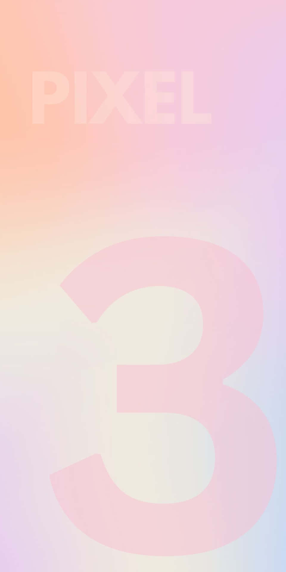 Rosafarbverlauf Pixel 3 Hintergrund