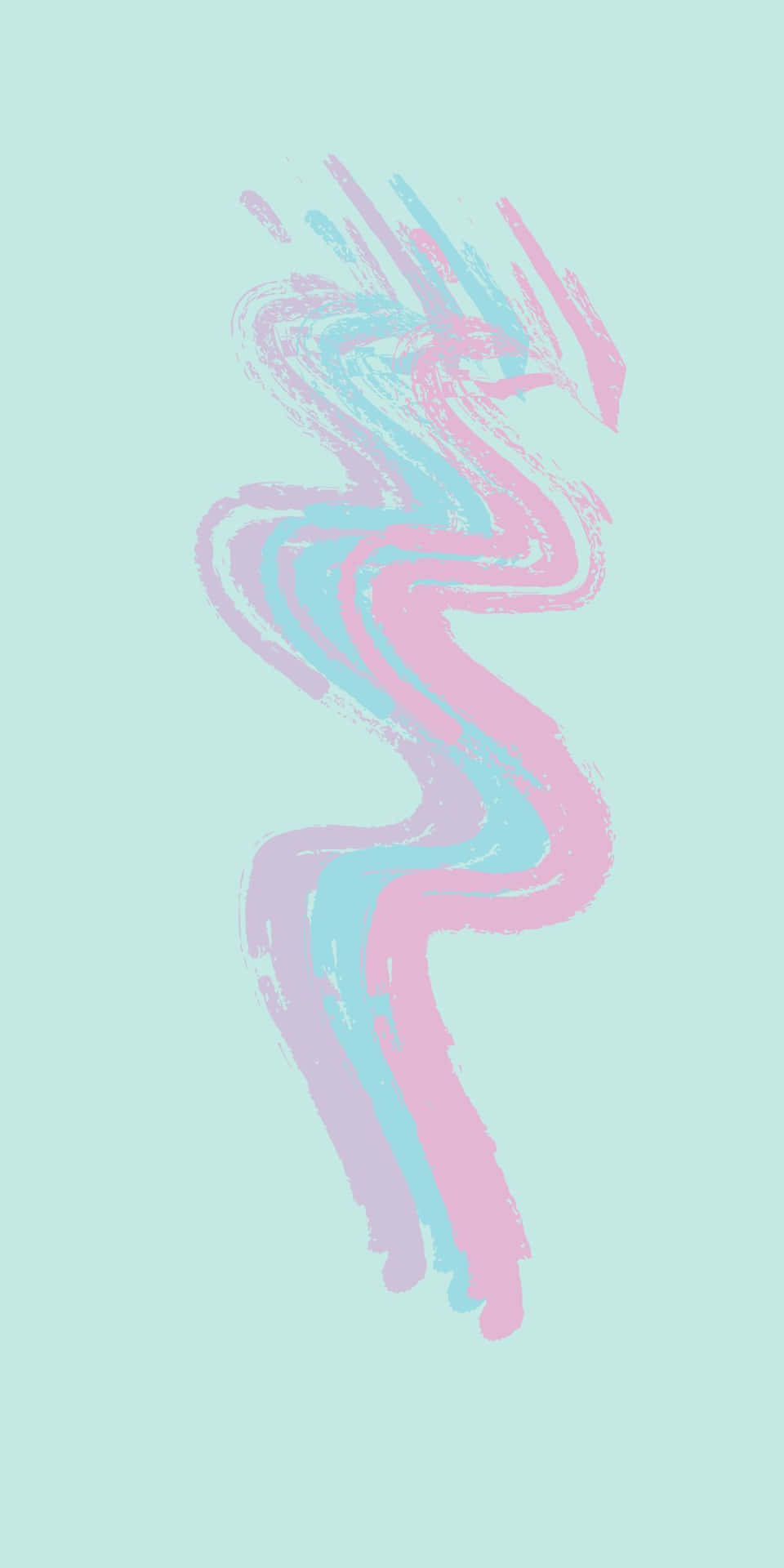 Curved Brush Strokes Pixel 3 Background