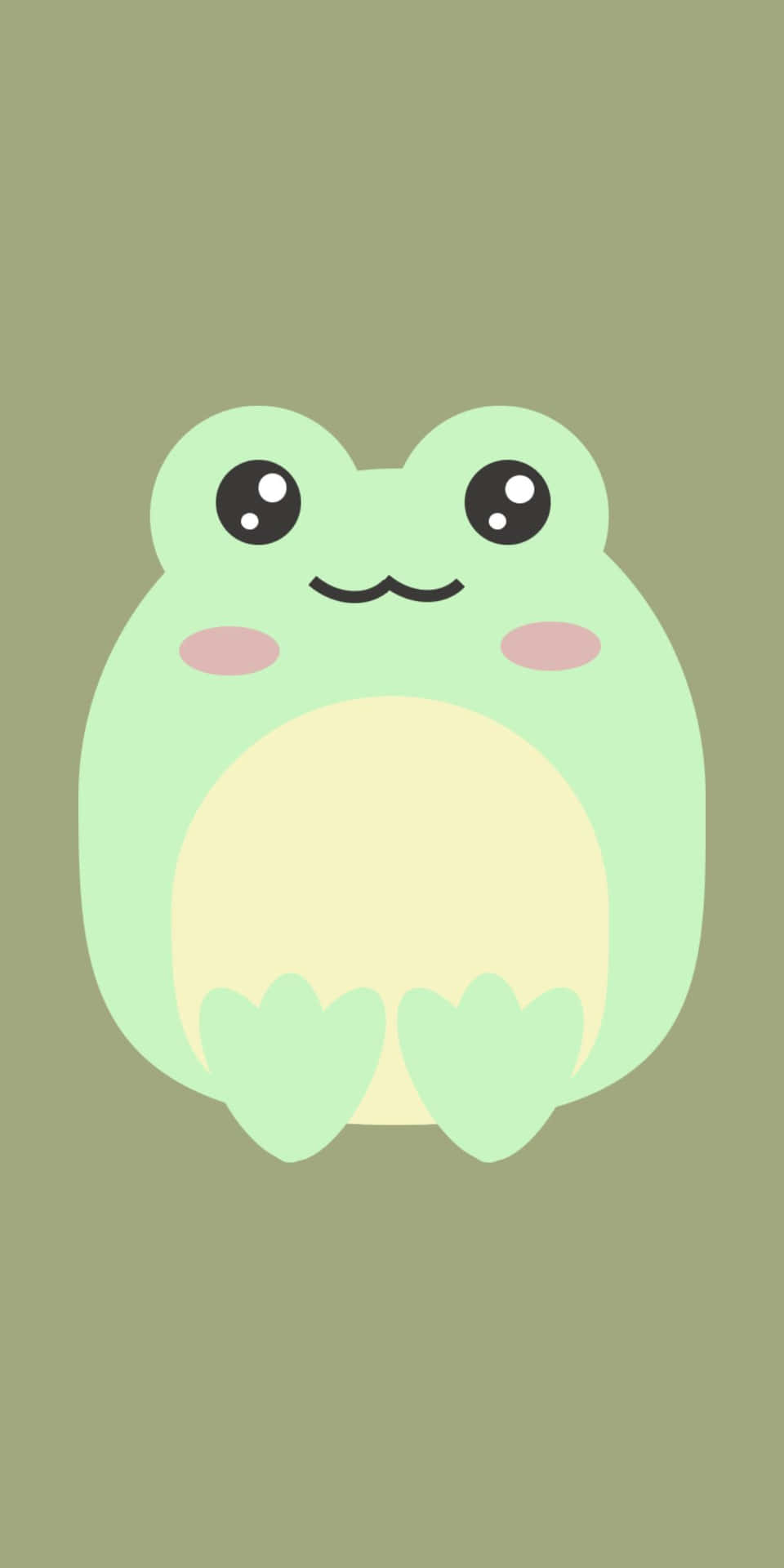 Pixel 3 Background Cute Cartoon Frog