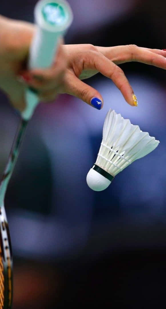 Athlete Backhand Serve Pixel 3 Badminton Background Photograph Background