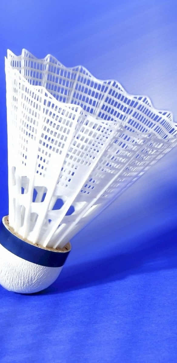 White Nylon Shuttlecock Pixel 3 Badminton Background