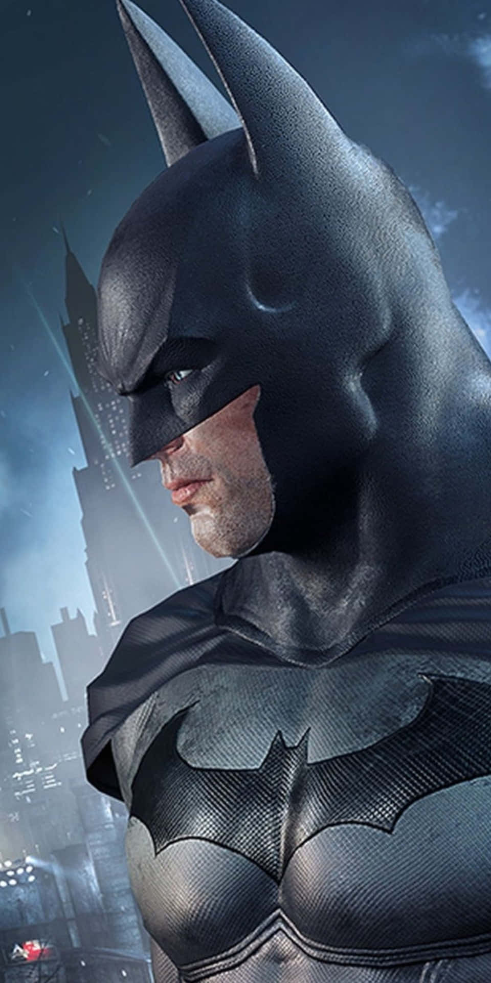 Superhjältensidoprofil Pixel 3 Batman Arkham City Videospelbakgrund