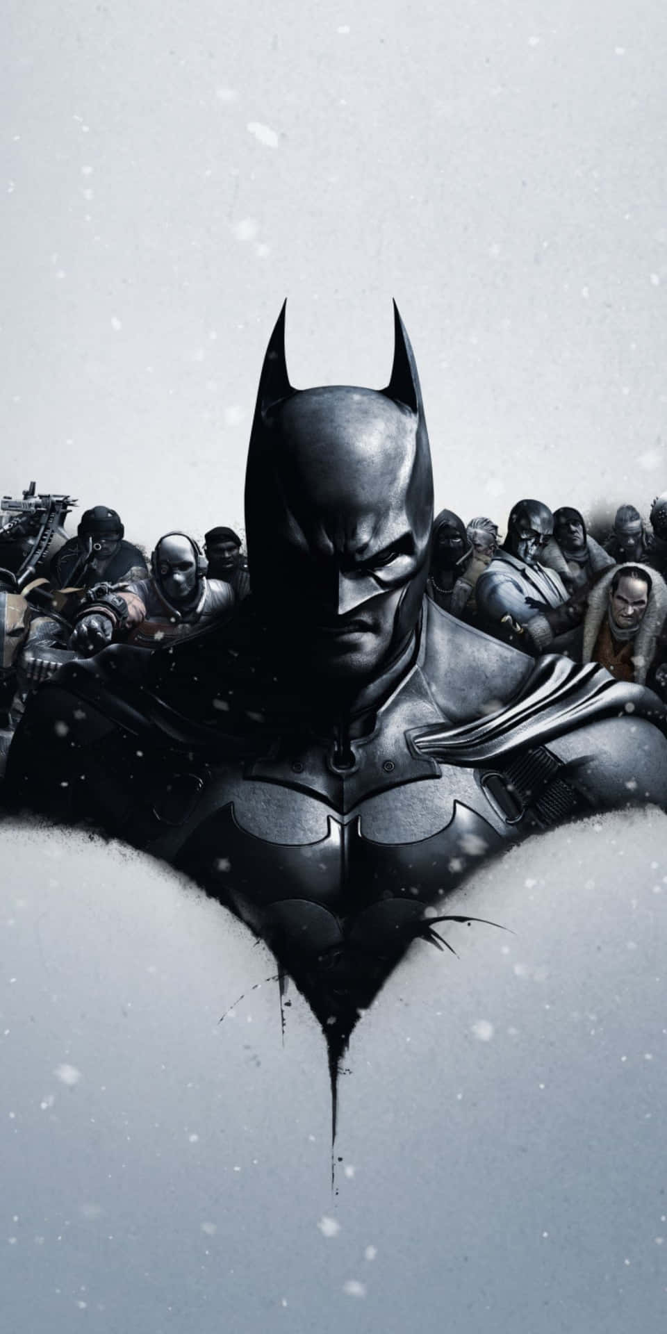 Pixel 3 Batman Arkham City Batman Logo Video Game Background