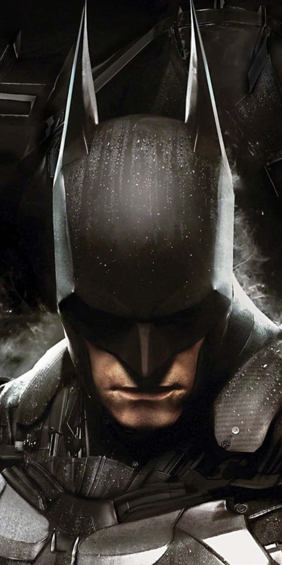 Caption: Pixel 3 Displaying Batman Arkham City Game Iconography