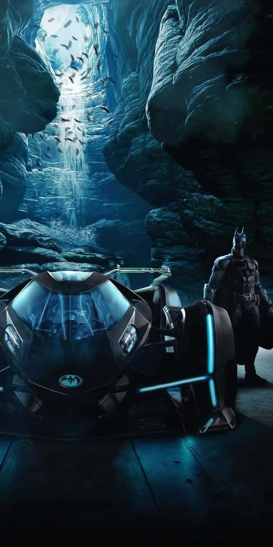 Vivil'emozione Della Famosa Batmobile Di Batman Nell'incredibile Evento Di Lancio Del Pixel 3.