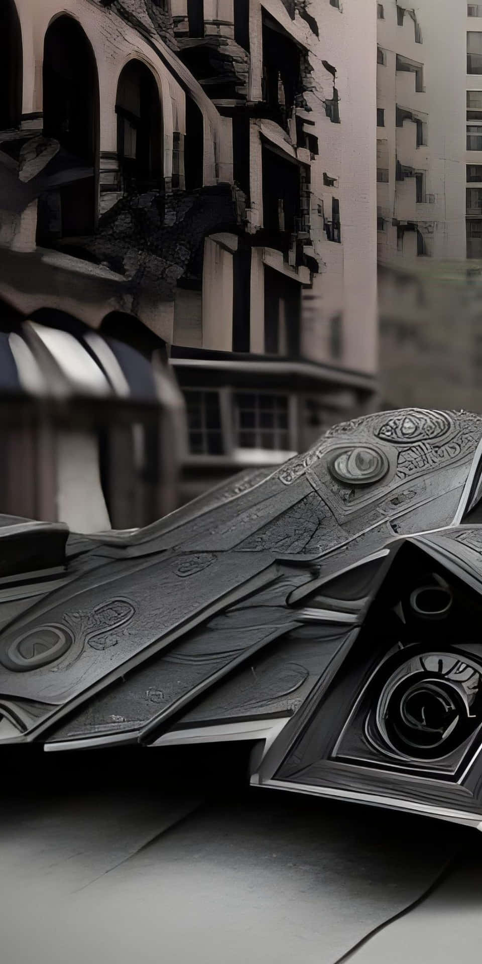 Drive Batman's signature vehicle, the Batmobile, in your own hands