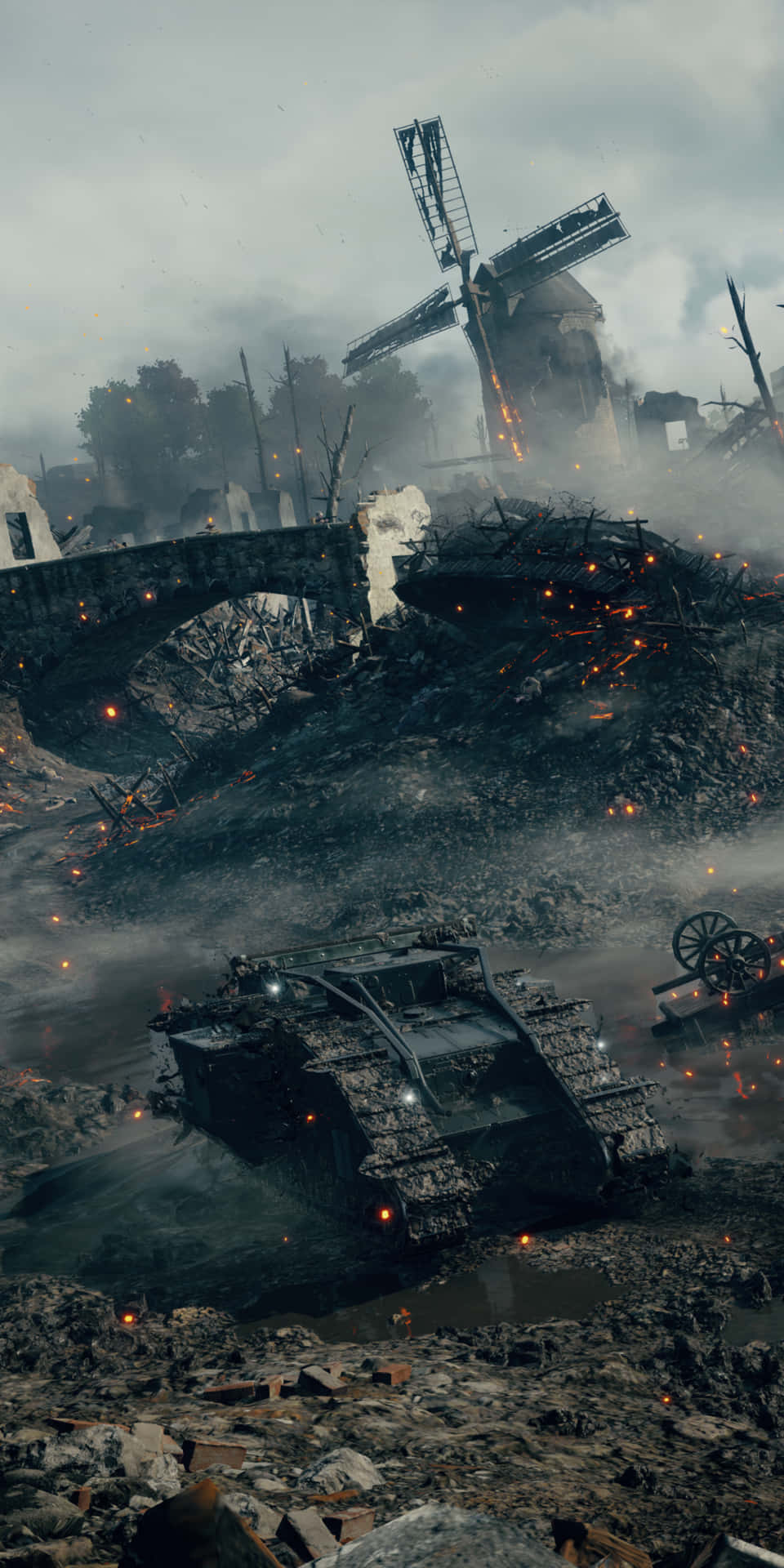 Upplevden Episka Actionäventyret Från Battlefield 1 Med Pixel 3:s Bakgrundsbild.