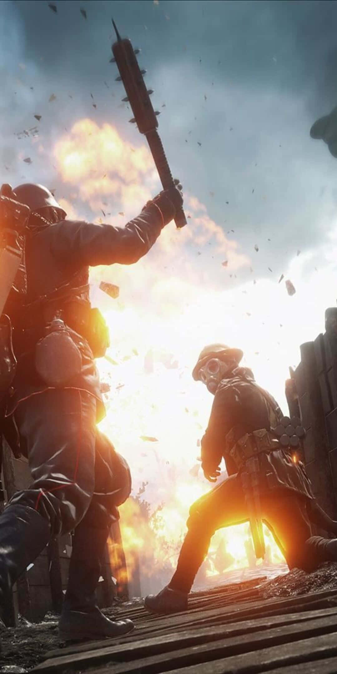 Two Soldiers Are Fighting In A Video Game