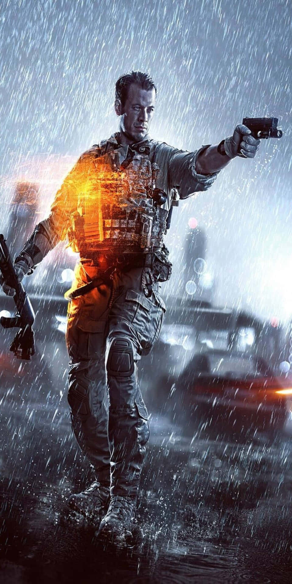 Pixel3 Battlefield 4 Bakgrundsbild Med Daniel Recker.