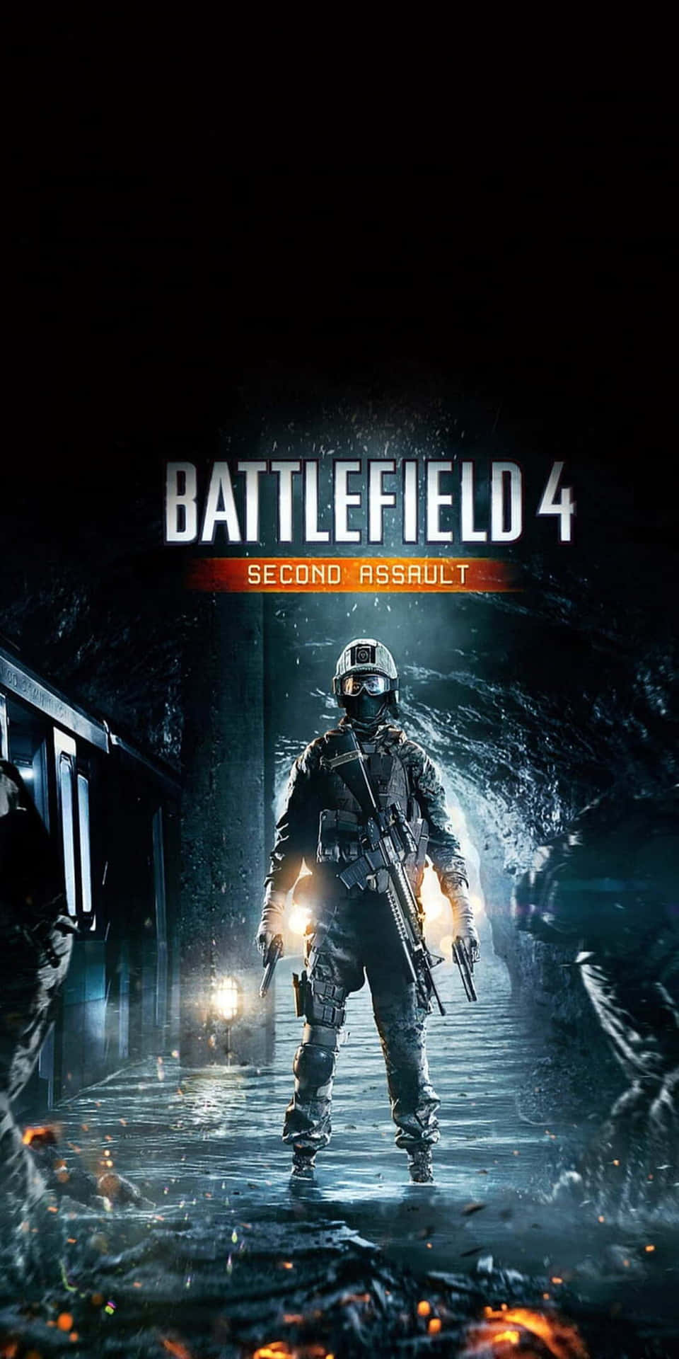 Fondode Pantalla Del Pixel 3 Con La Portada Del Juego Battlefield 4.