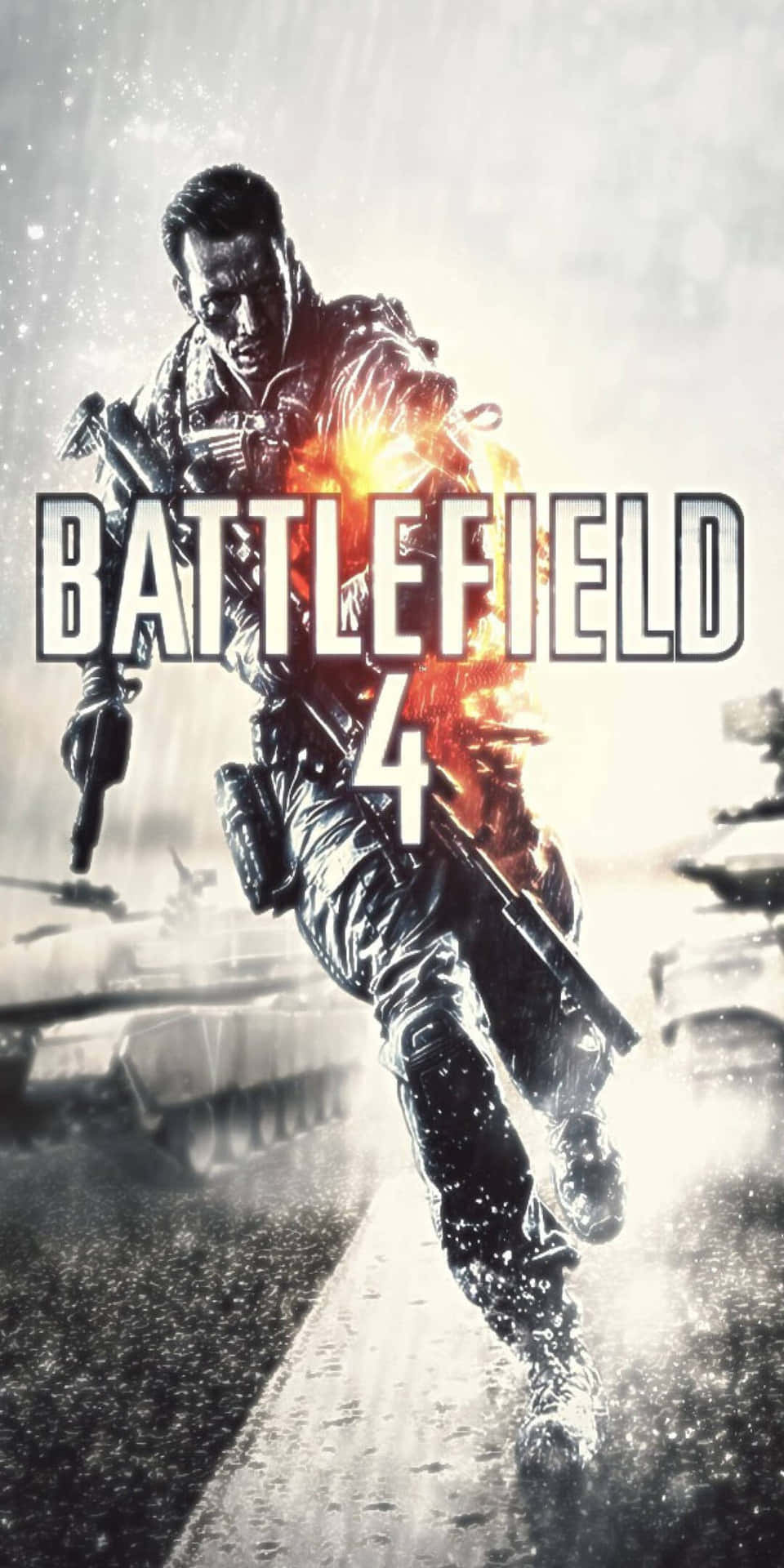 Pixel3 Battlefield 4 Bakgrundsspelsskärm.