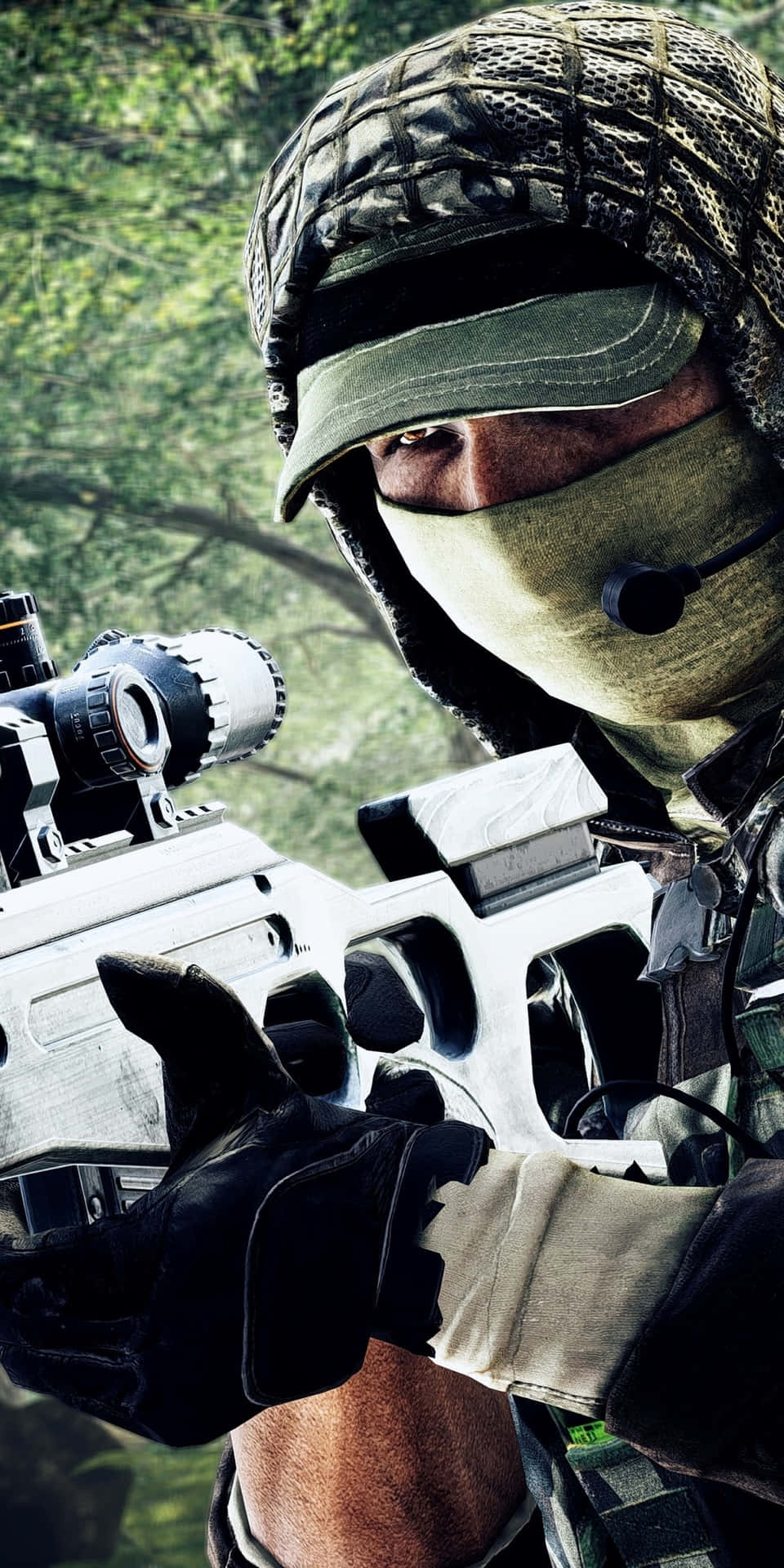 Pixel3 Battlefield 4 Bakgrundskamuflage.