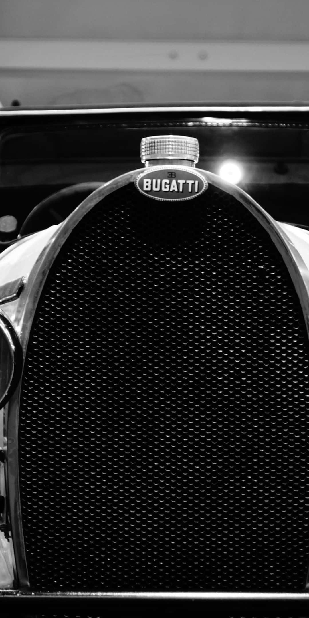 Fondode Pantalla Del Bugatti Con El Logotipo Del Radiador Type 55 Para El Pixel 3.