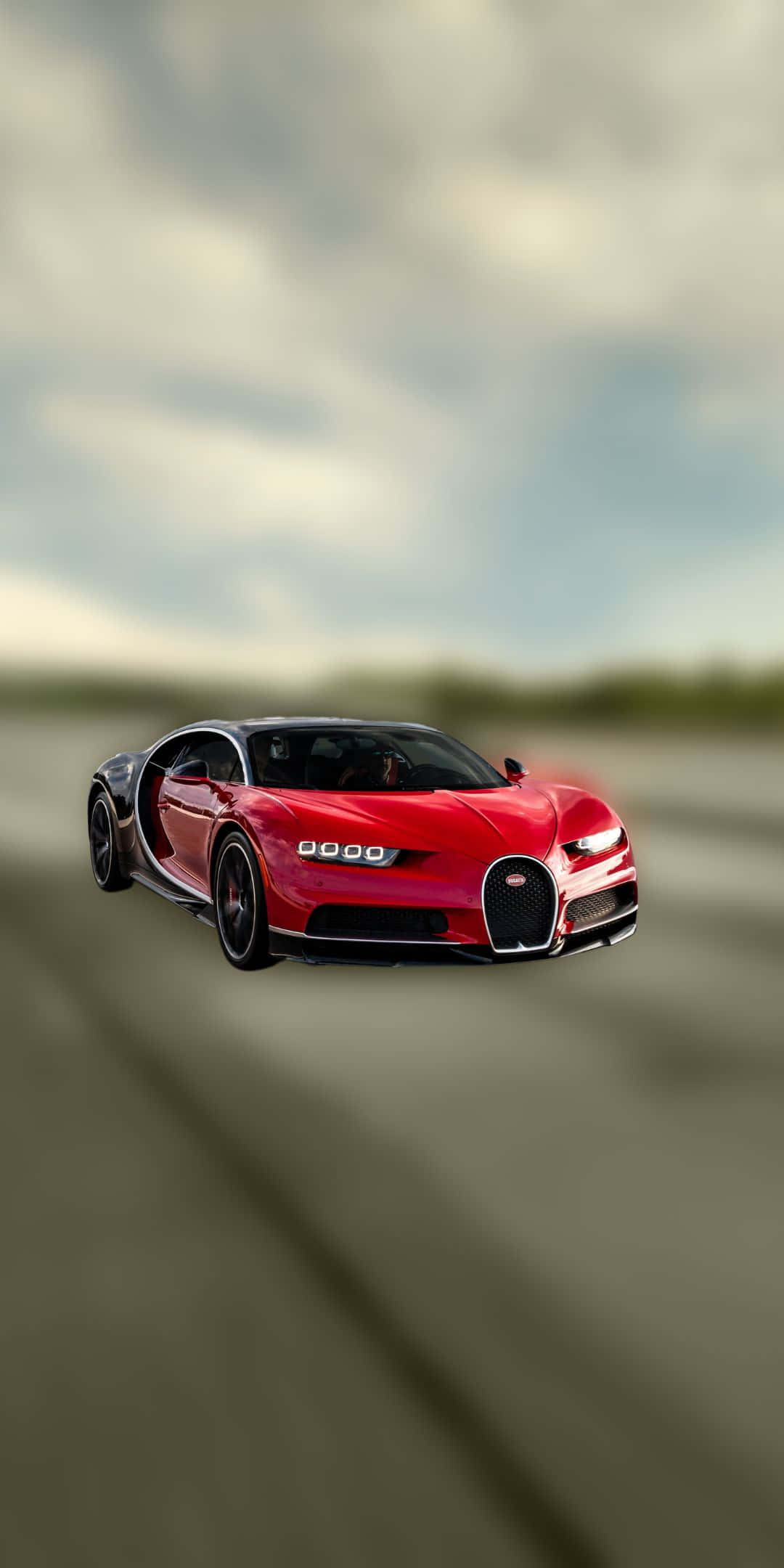 Fondode Pantalla Rojo Del Bugatti Chiron En El Pixel 3.