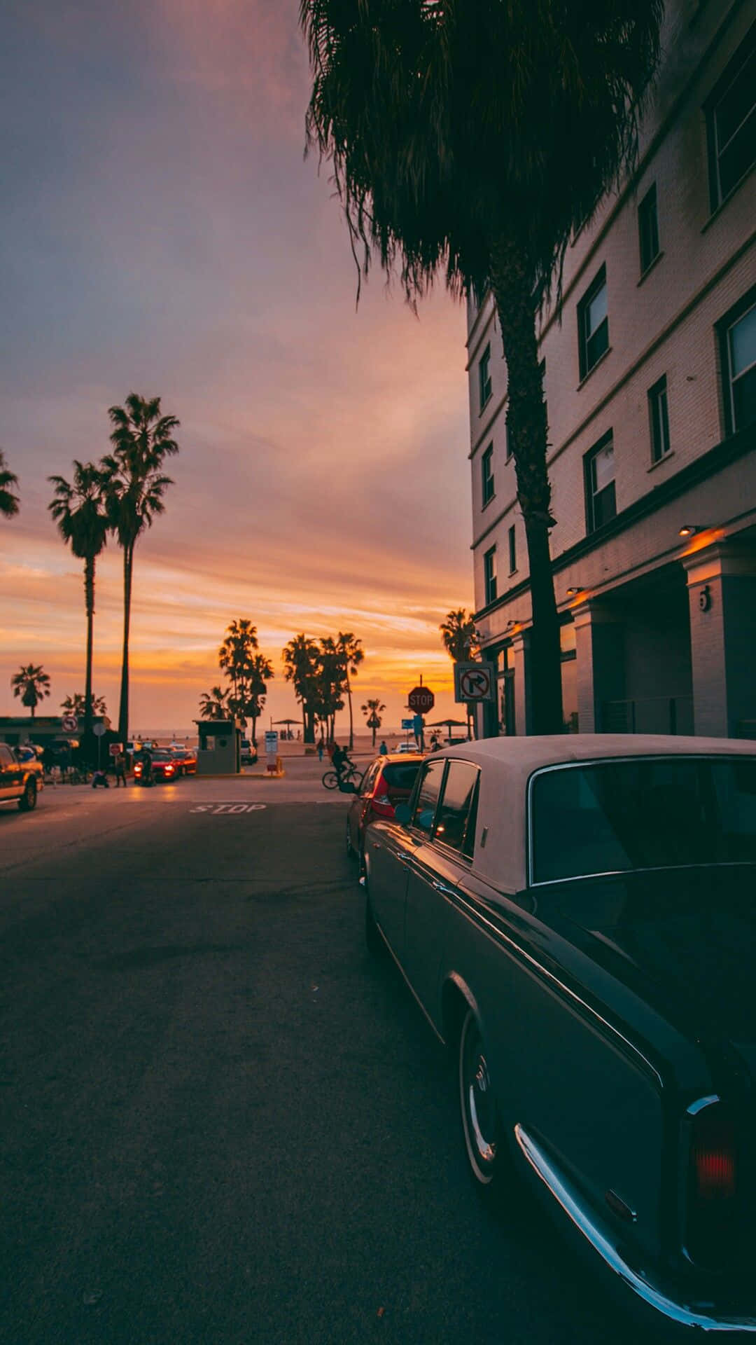 Papelde Parede Sunset Pixel 3 Da Califórnia.