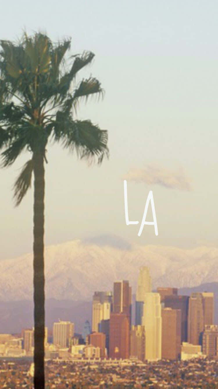 L.A View Pixel 3 California Background