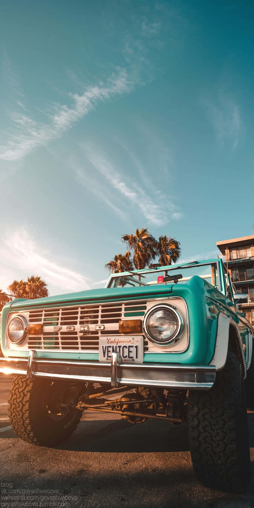 Ford Bronco Pixel 3 California Background
