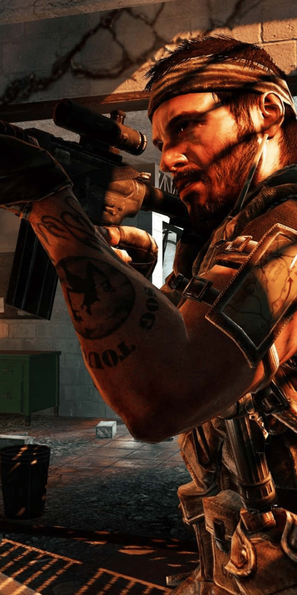 Fondode Pantalla De Pixel 3 De Call Of Duty Black Ops Cold War Con La Imagen De Frank Woods.