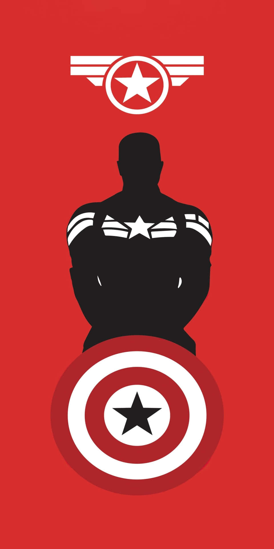 Fondode Arte Vectorial De Capitán América Para Pixel 3