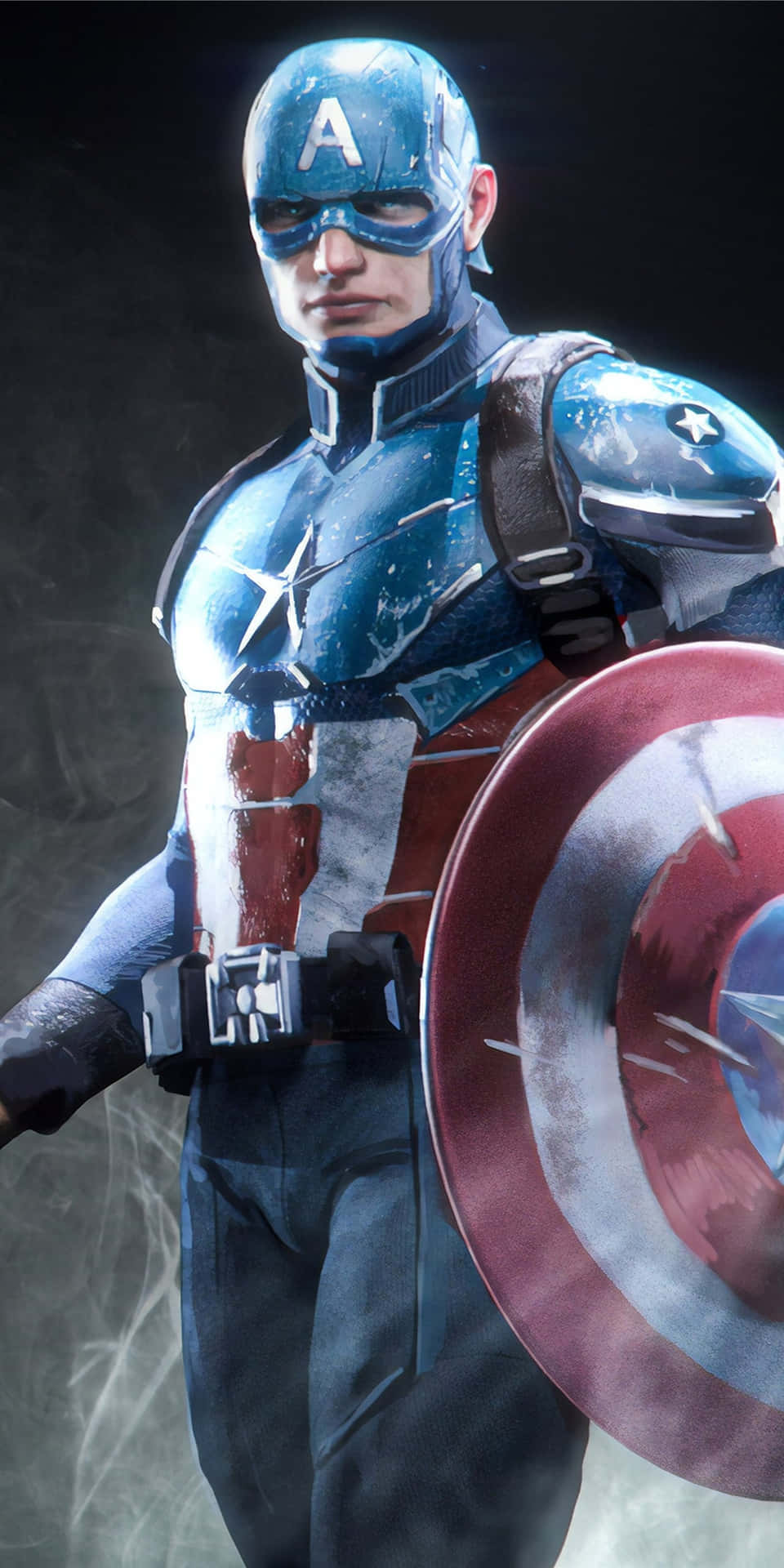 Cool Pixel 3 Avenger Captain America Background