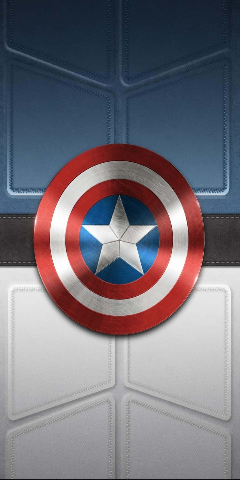 Pixel3 Hintergrund Mit Dem Schild Von Captain America.