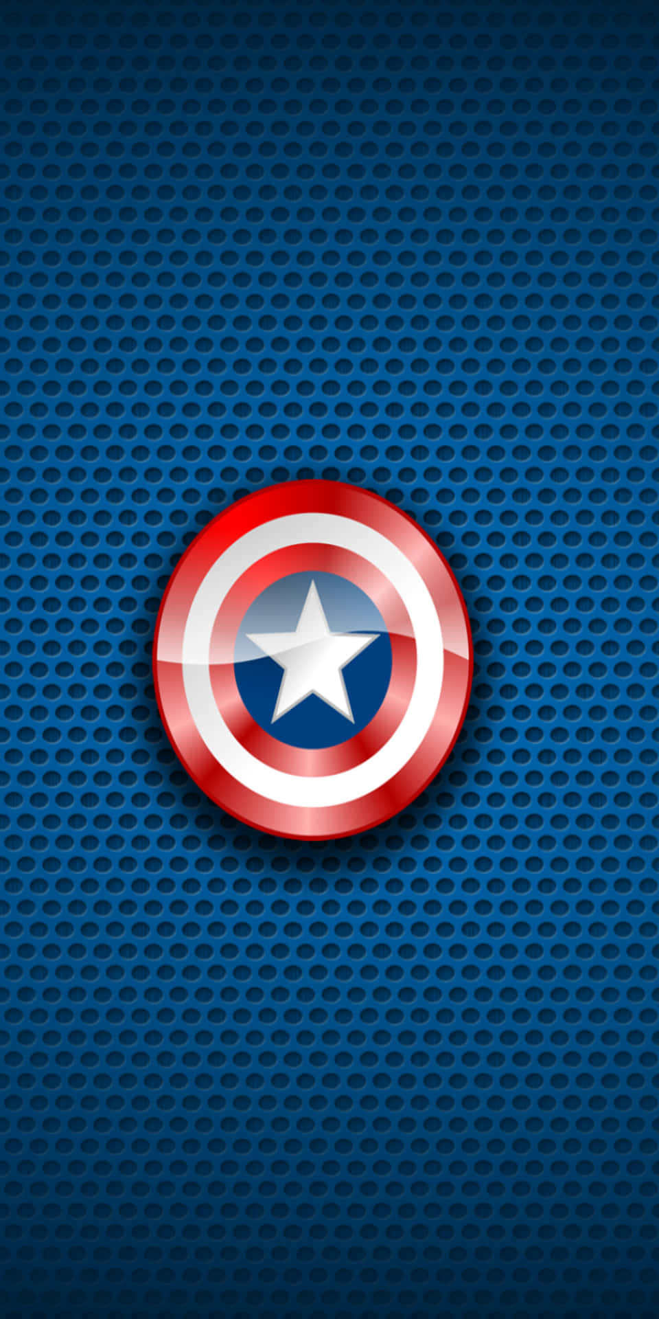 Sfondodel Pixel 3 Con Lo Scudo Di Captain America Di Marvel.