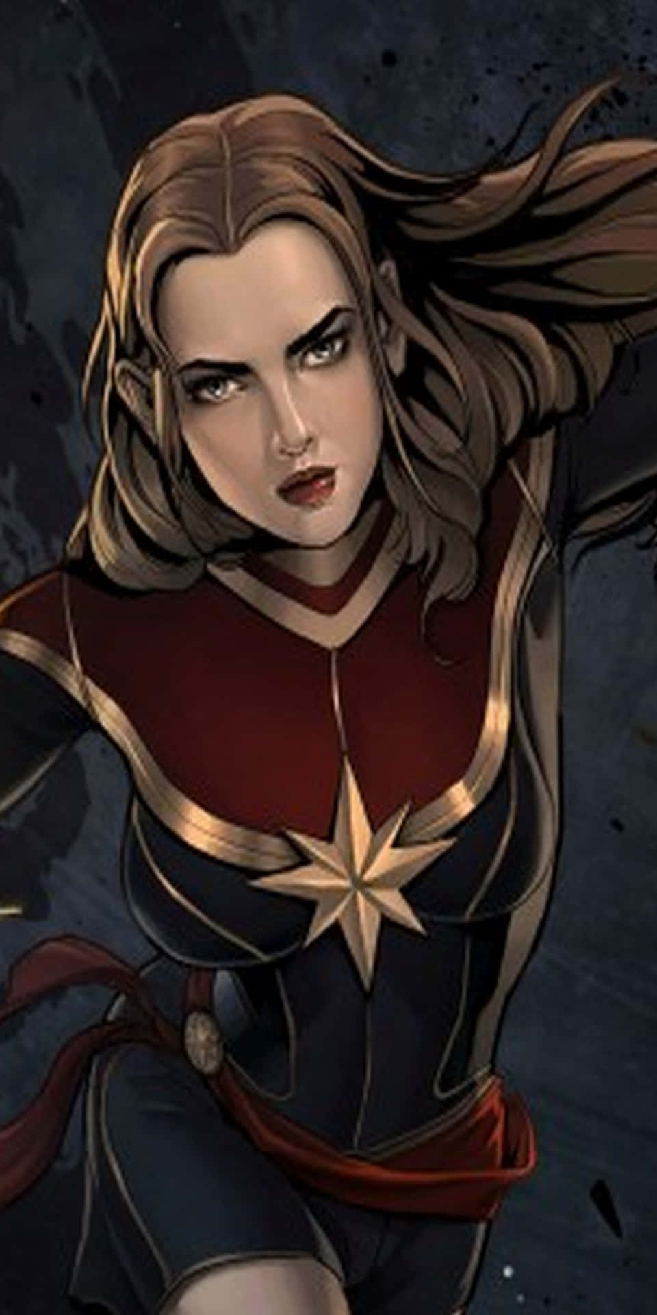 Pixel 3 Captain Marvel Drawing Background