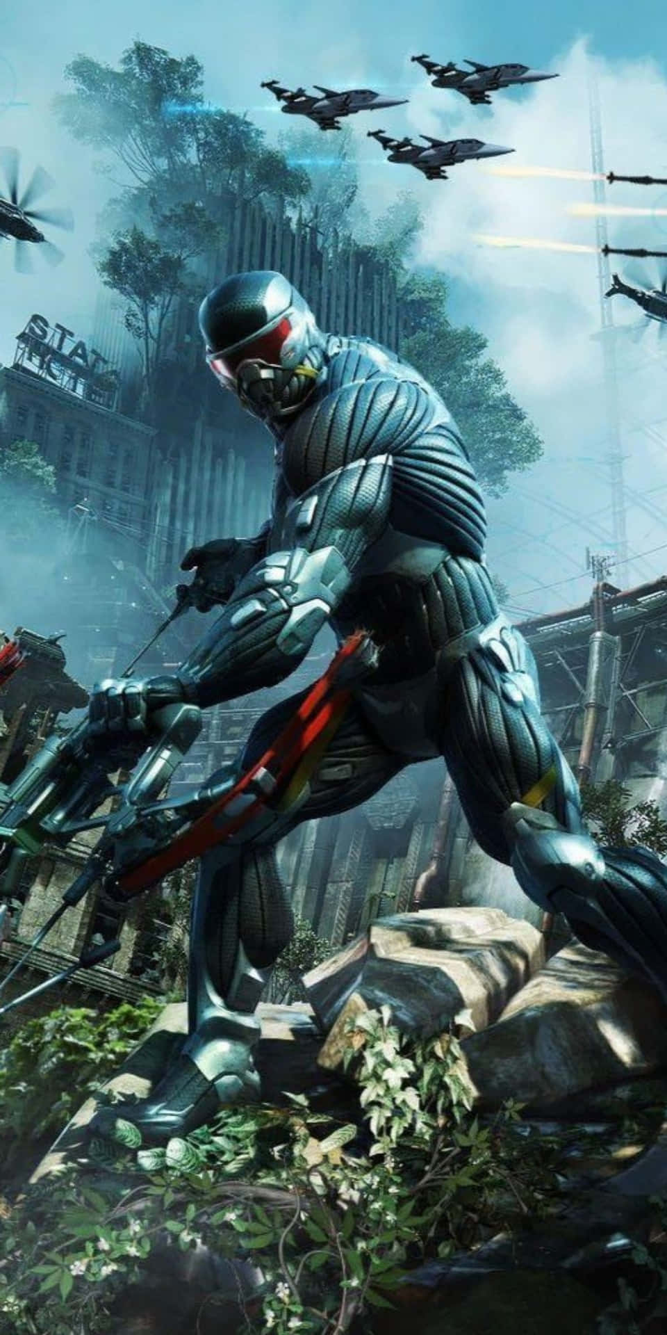 Join the battlefield with Pixel 3 and experience Crysis 3 in all its glory.