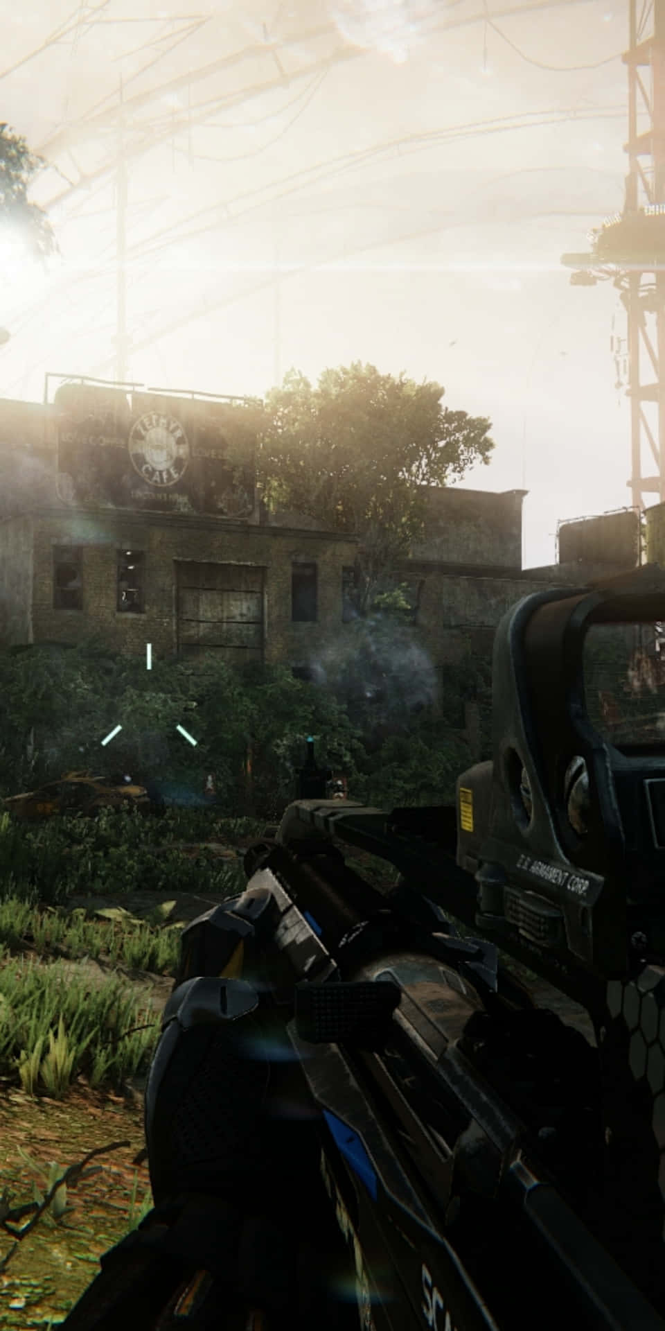 A Player Taking On The Challenging Scenario of Pixel 3 Crysis 3