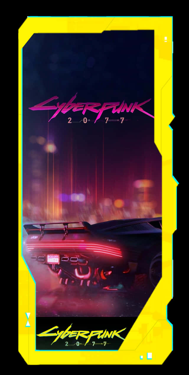 Pixel 3 Cyberpunk 2077 Tail Light Background