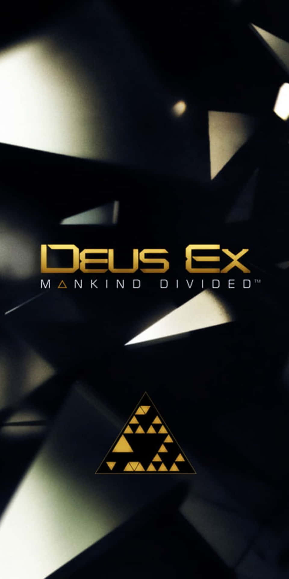 Pixel 3 Deus Ex Mankind Divided Background Logo Background