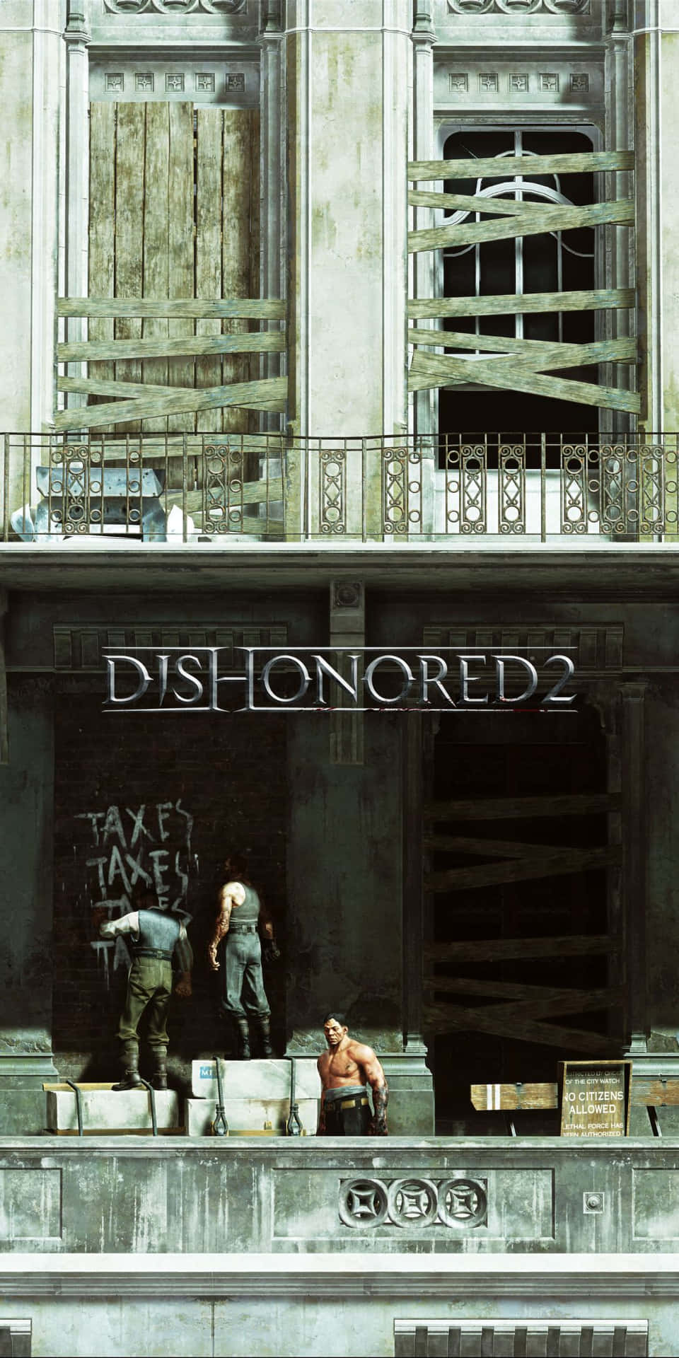 Upplevspänningen Av Dishonored 2 På Din Pixel 3 Genom Att Ha Det Som Bakgrundsbild På Din Dator Eller Mobiltelefon.