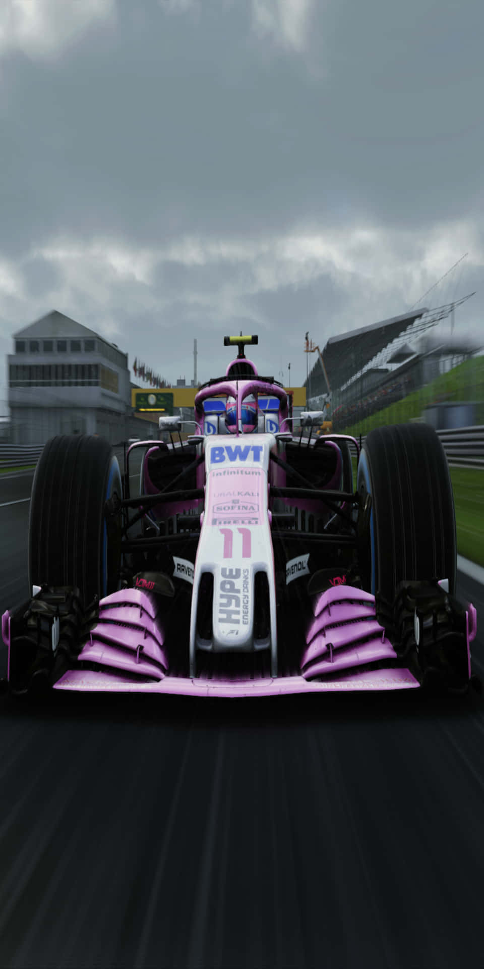 Pixel 3 F1 2018 Background Pink Wing Background