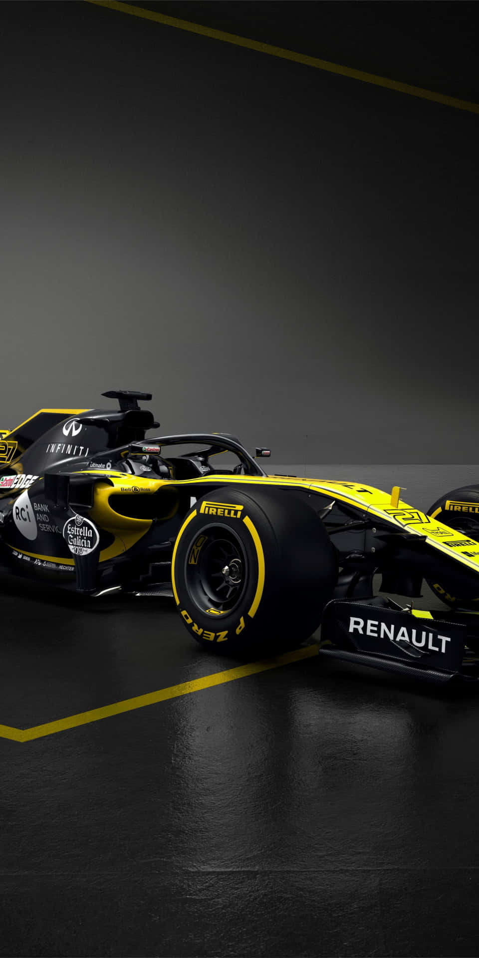 Pixel 3 F1 2018 Background Color Design Renault Background
