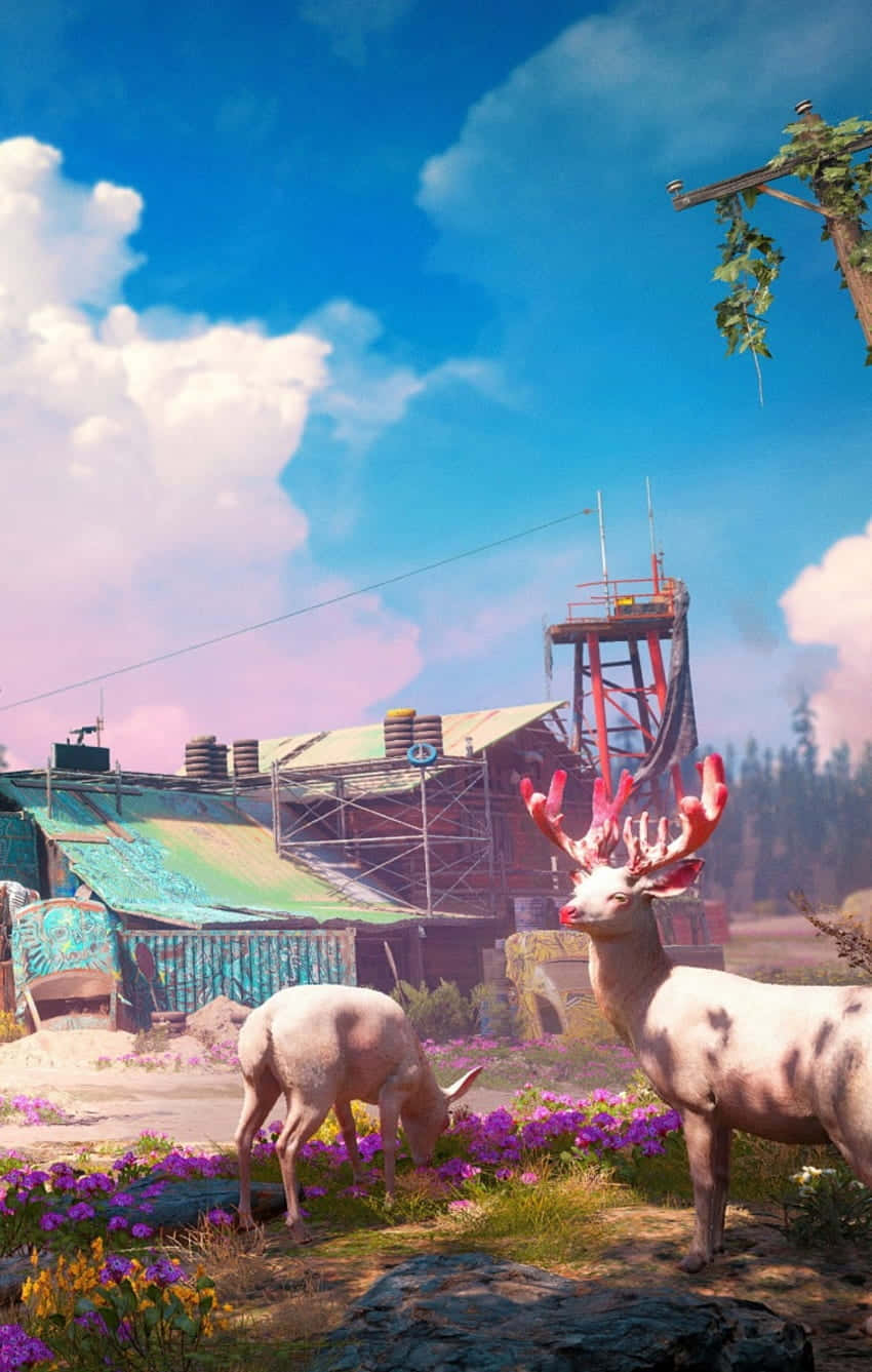 Mutiertehirsche Pixel 3 Far Cry New Dawn Hintergrund