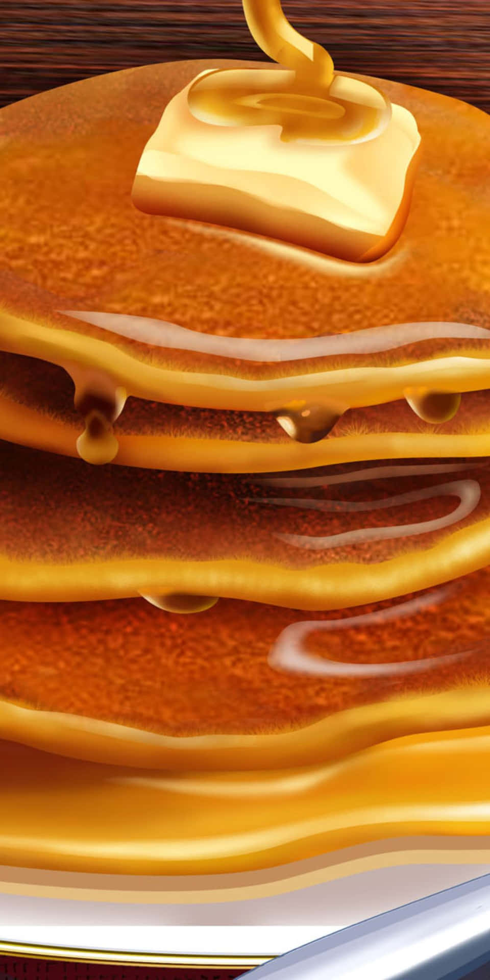 Pixel 3 Food Pancake Butter Syrup Background