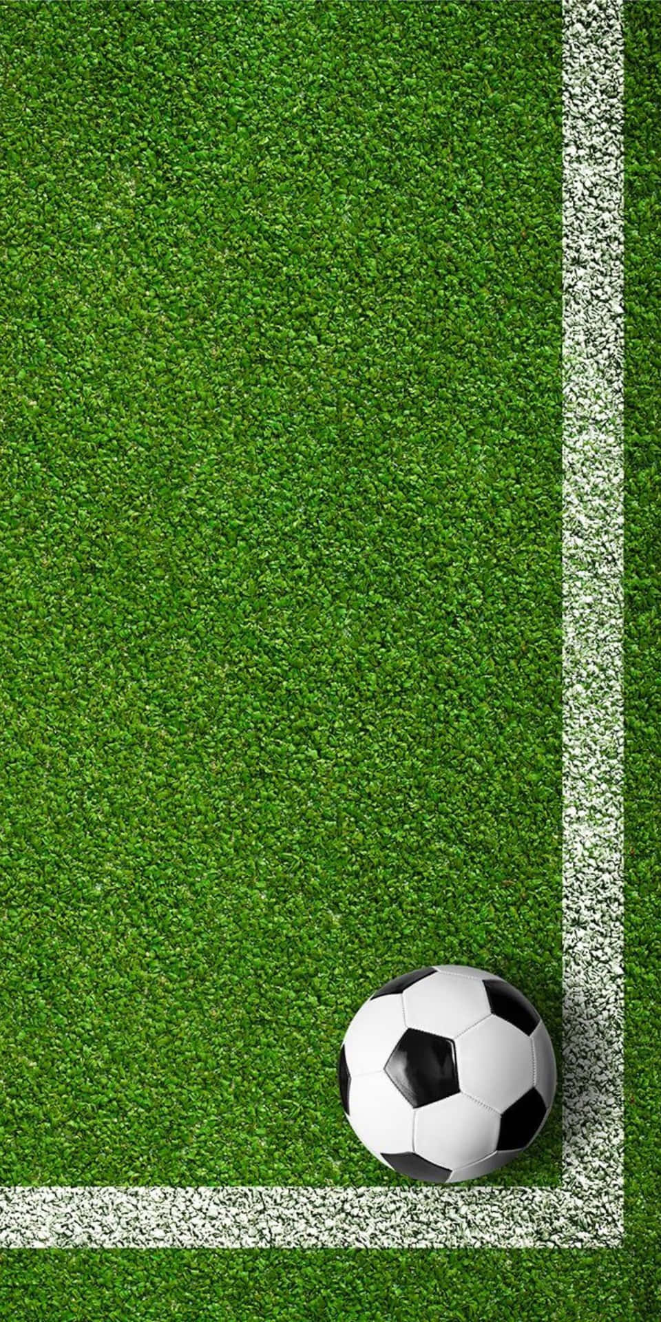 Ball On Bottom Right Corner Pixel 3 Football Background