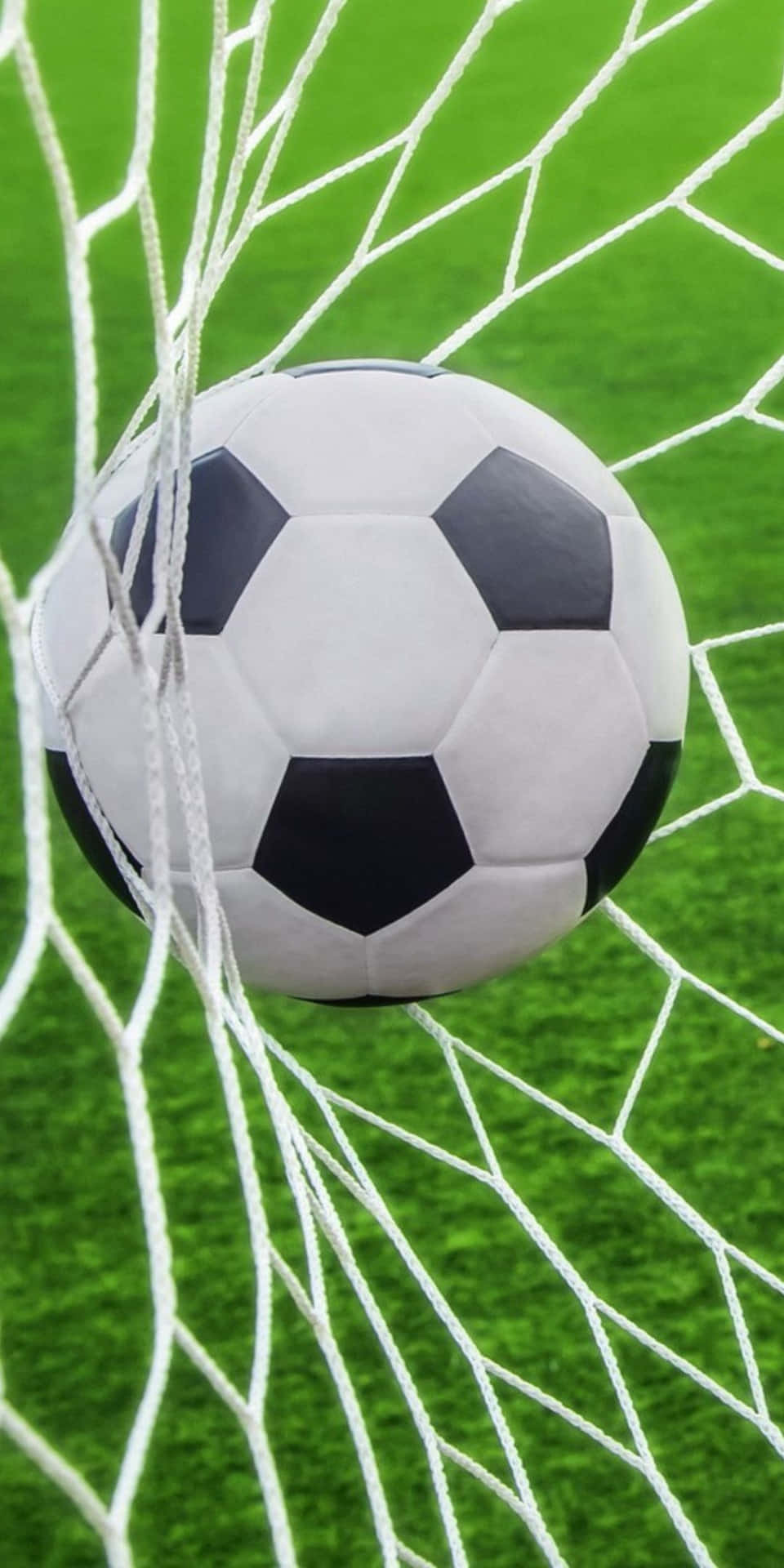 Ball Touching The Net Pixel 3 Football Background