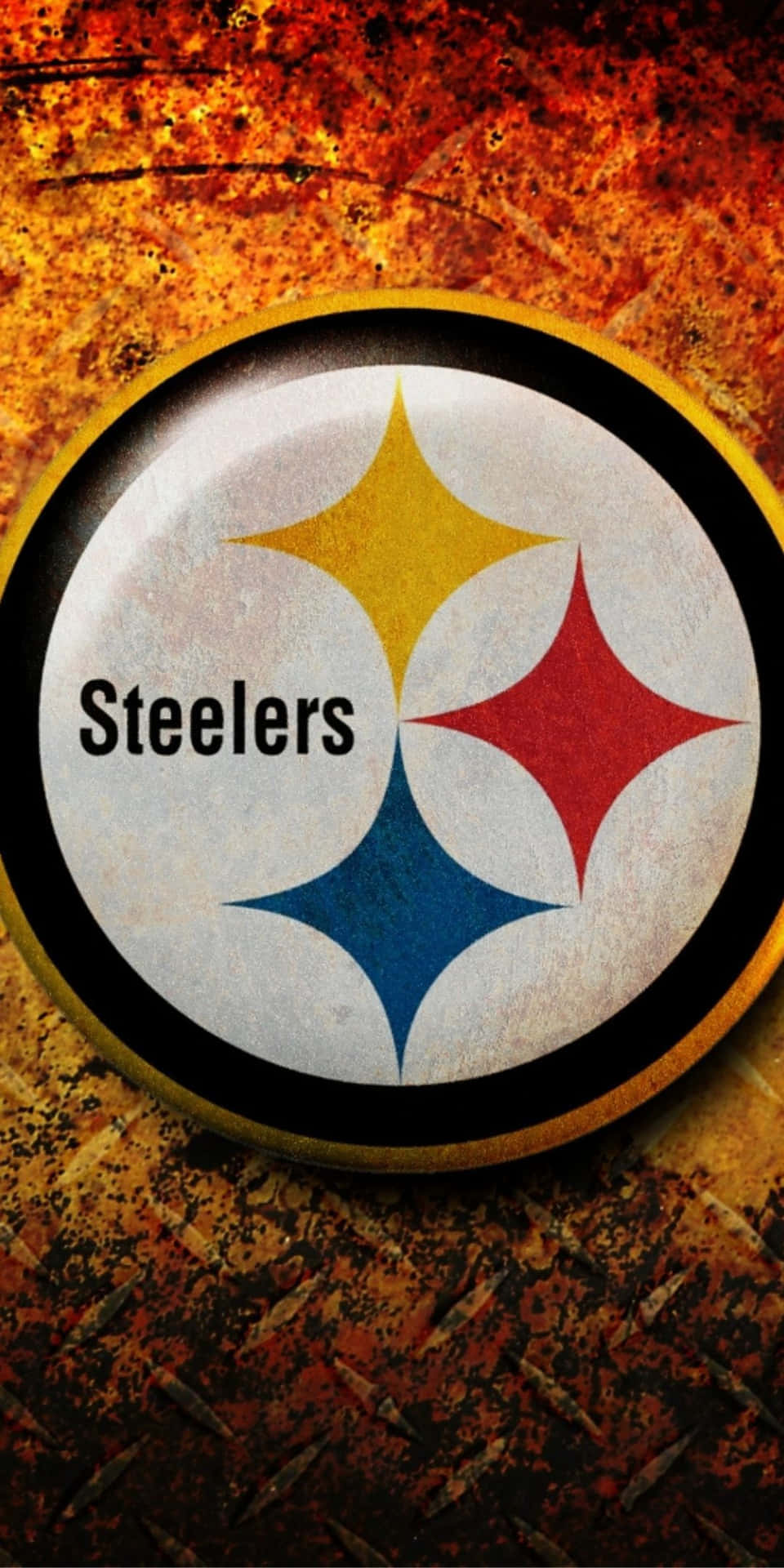 Sfondocalcistico Per Pixel 3 Con Il Logo Dei Pittsburgh Steelers