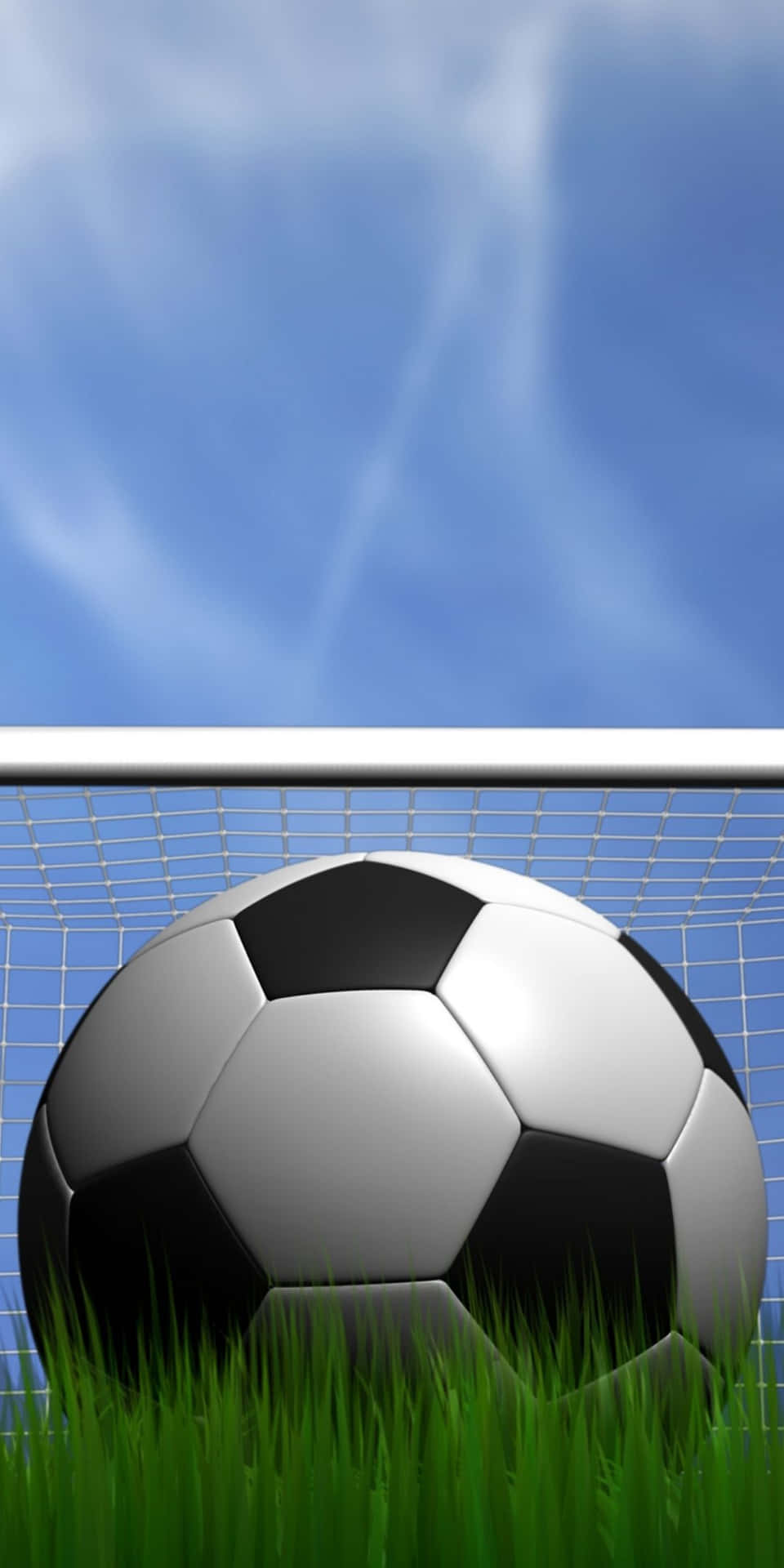Soccer Ball And Net Pixel 3 Football Background
