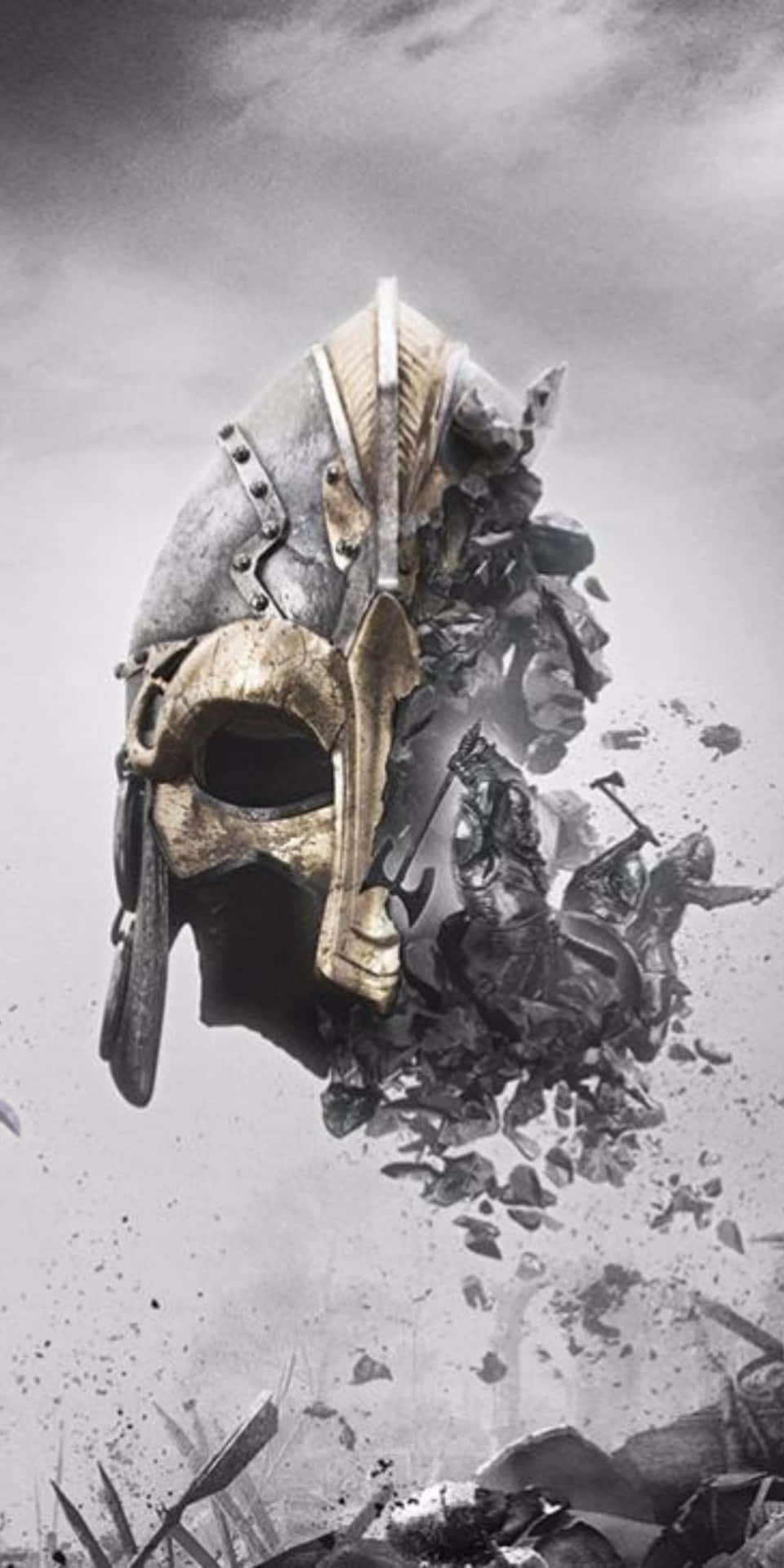 Pixel 3 For Honor Fading Viking’s Helmet Background Illustration