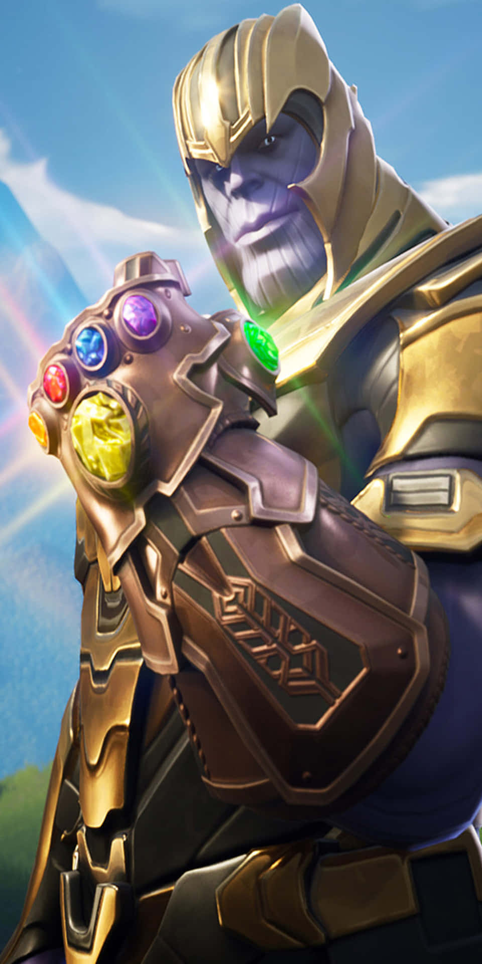 Pixel3 Fortnite Battle Royale Bakgrund Thanos