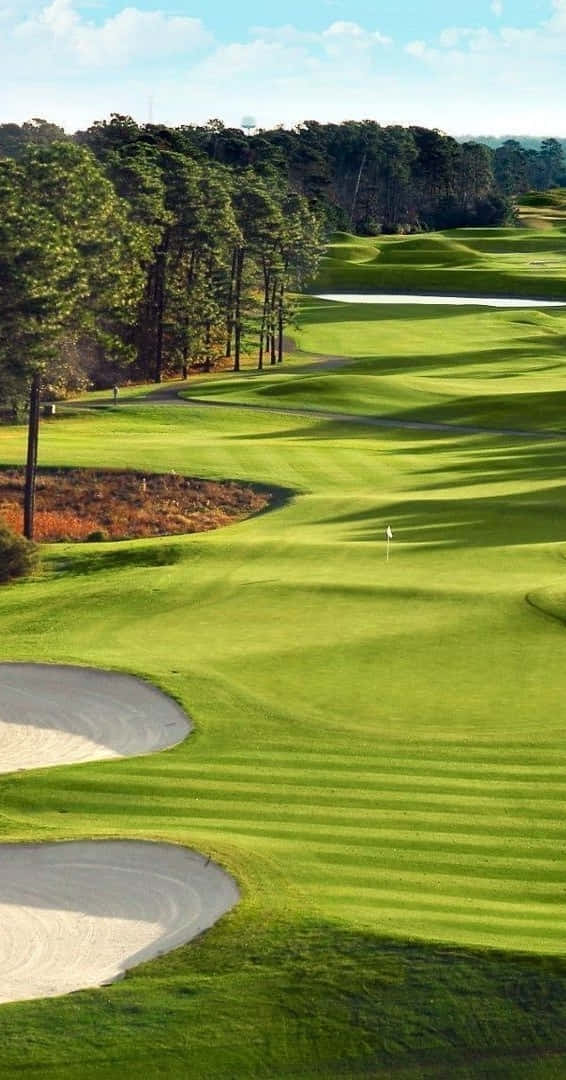 Vast Green Field Pixel 3 Golf Course Background