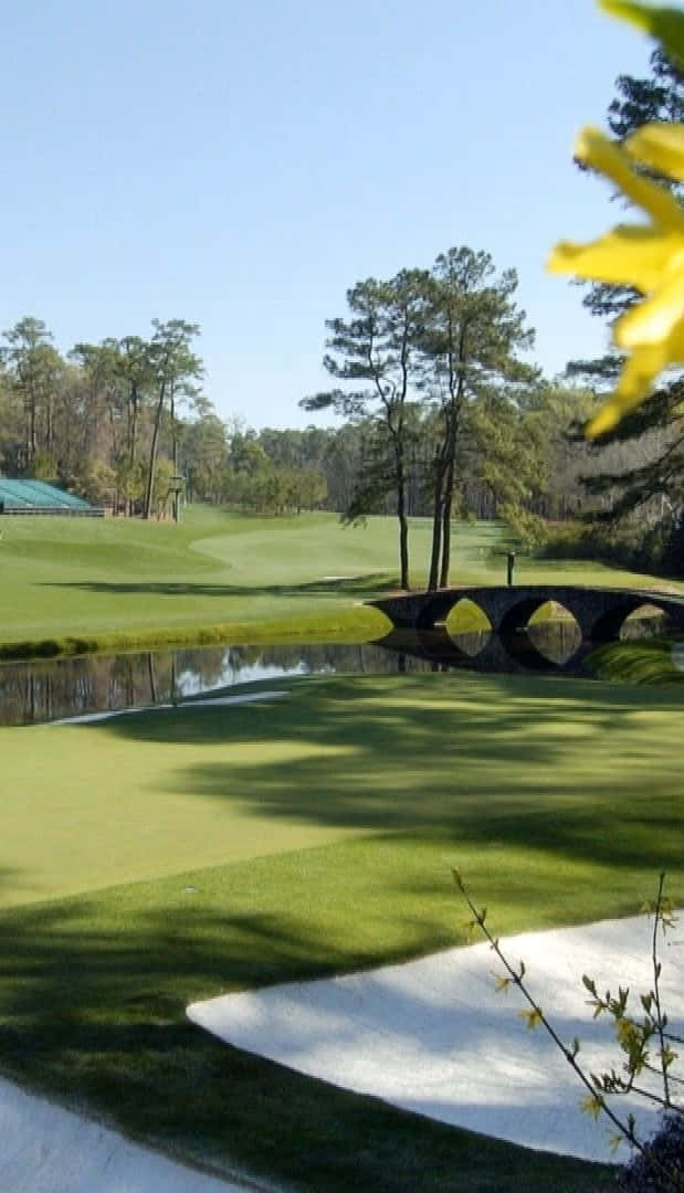 Distant Hogan Bridge Pixel 3 Golf Course Background